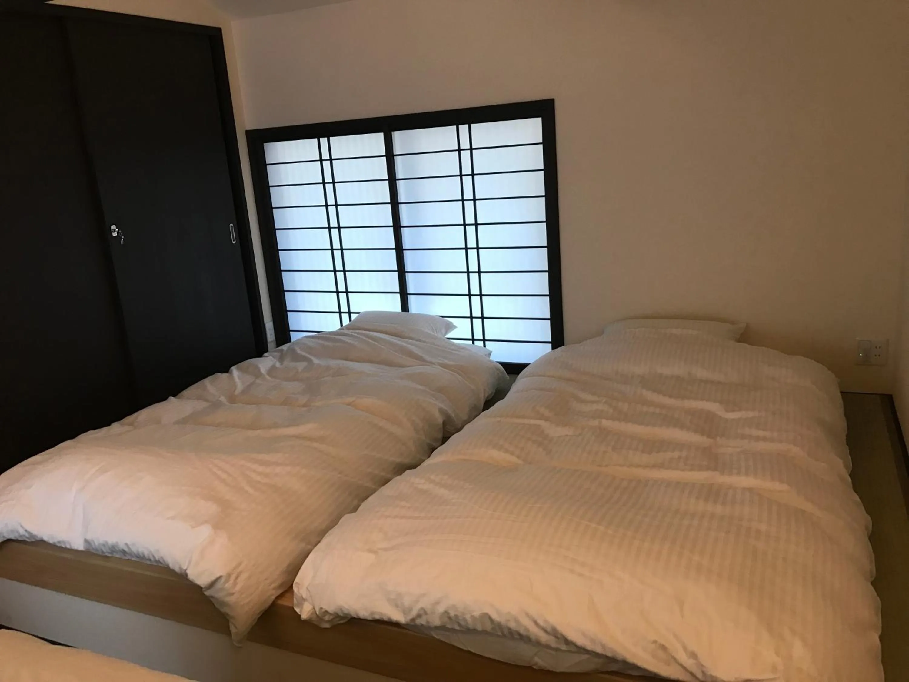 Bed in Nijo Yurakuan