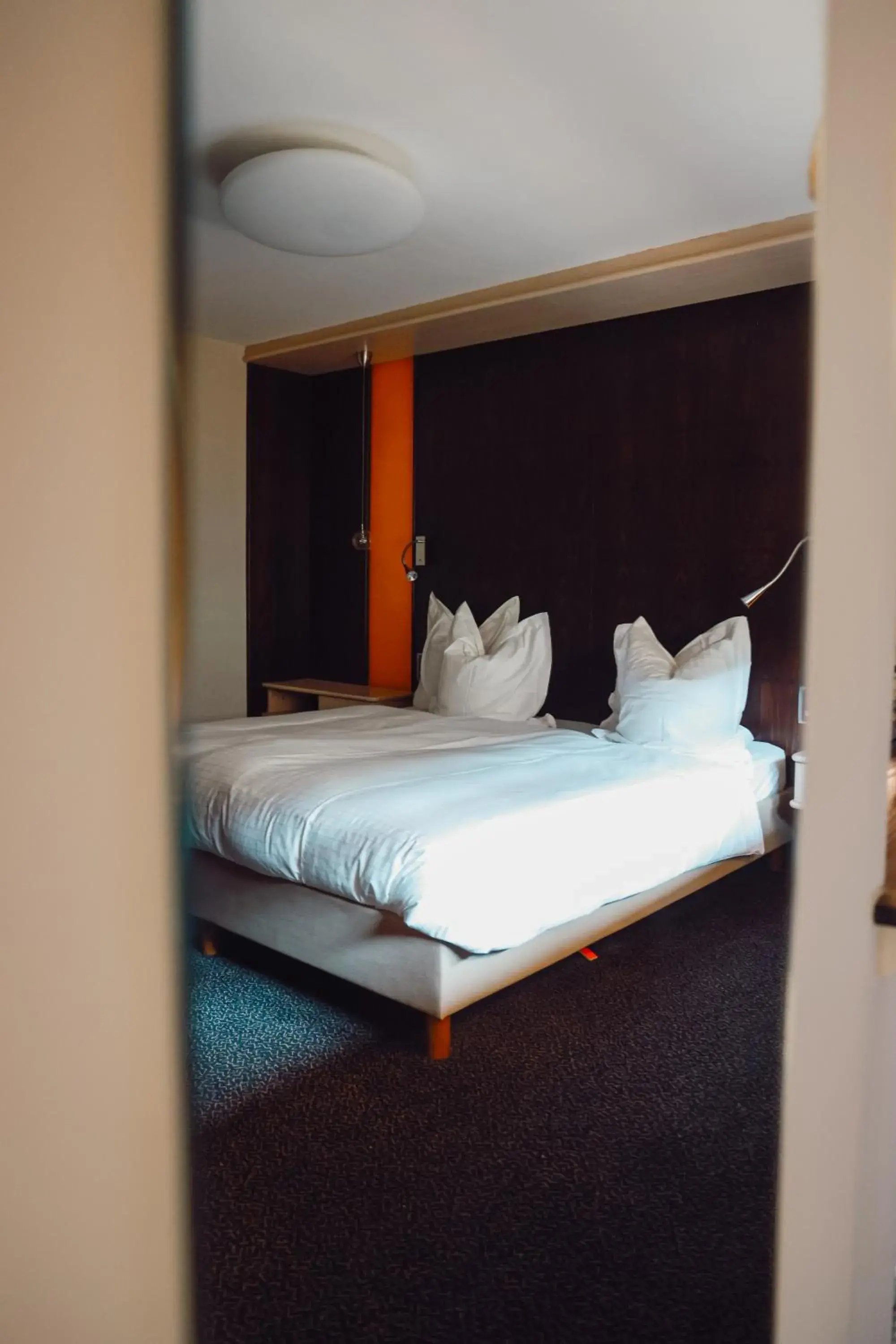 Bedroom, Bed in Hotel - Restaurant Le Cerf & Spa Bedroom, Bed in Hotel - Restaurant Le Cerf & Spa