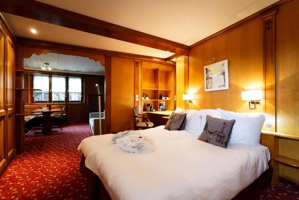 Photo of the whole room, Bed in Hotel - Restaurant Le Cerf & Spa
