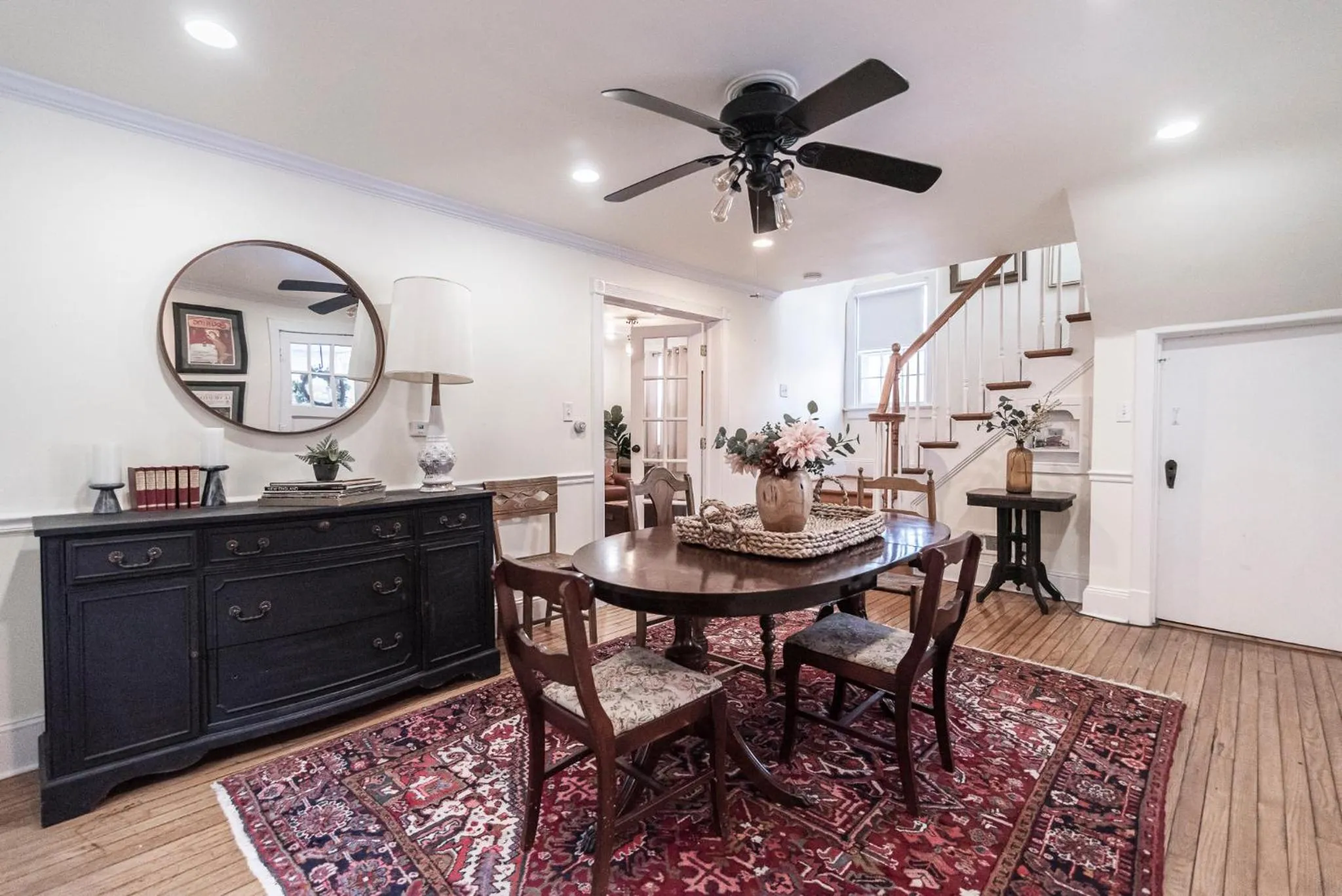 Dining area in Riley House
