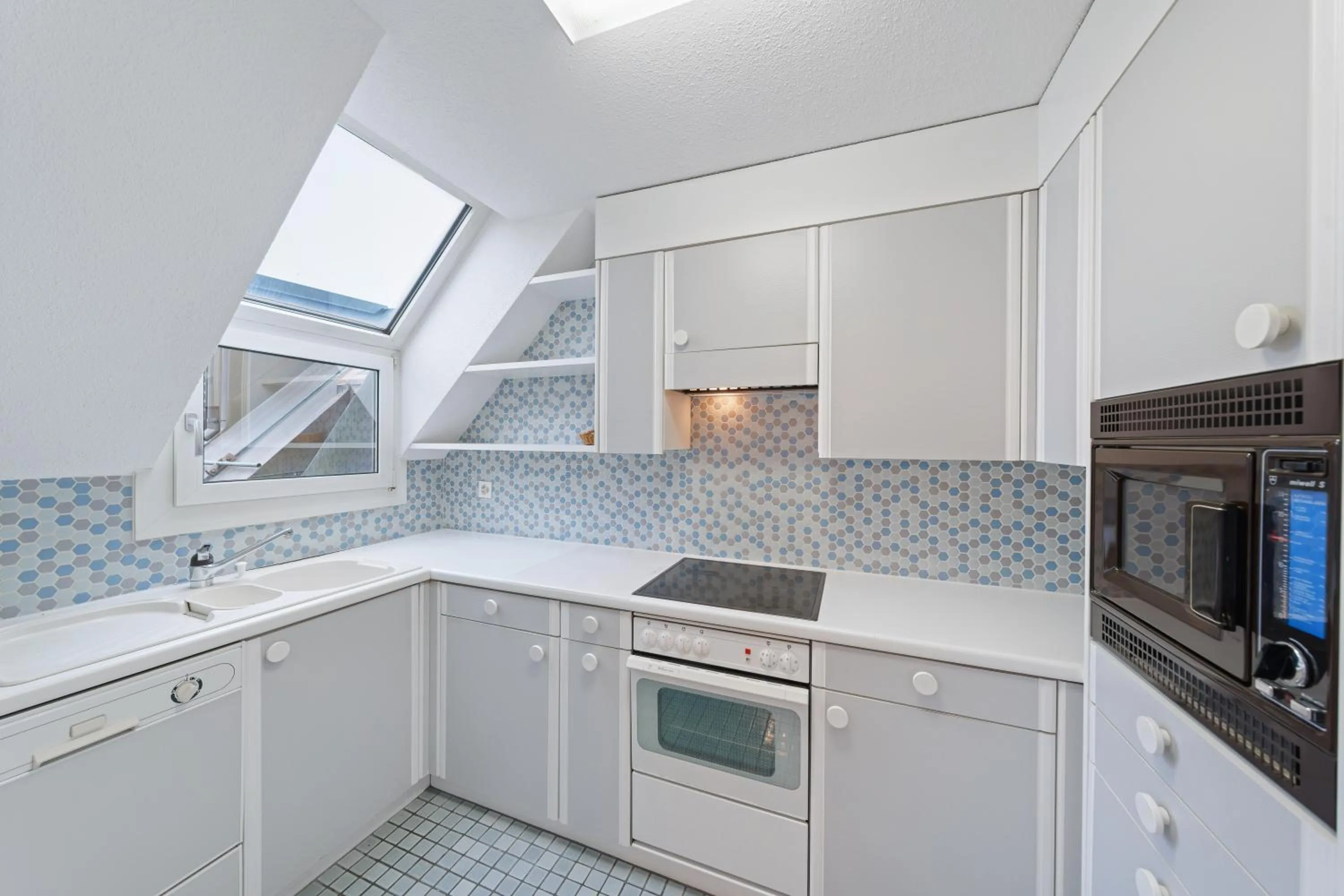 Kitchen or kitchenette in Hotel Mozart