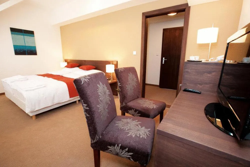 Photo of the whole room, Bed in Hotel Peklo