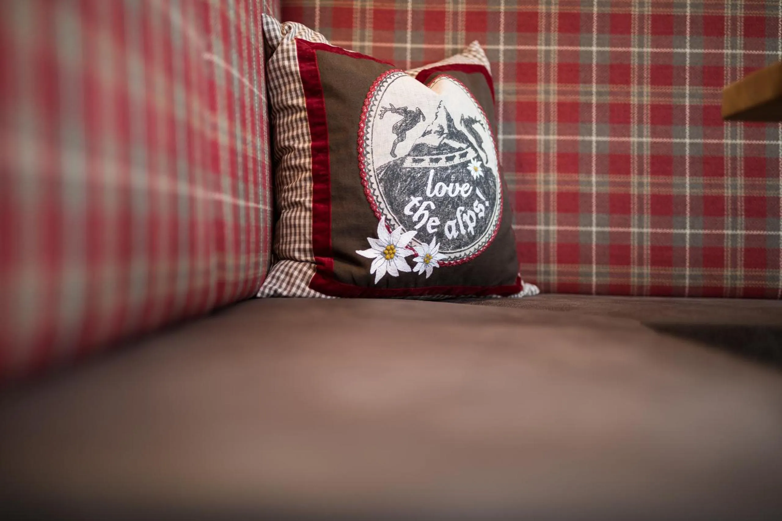 Decorative detail, Bed in Hotel Augarten