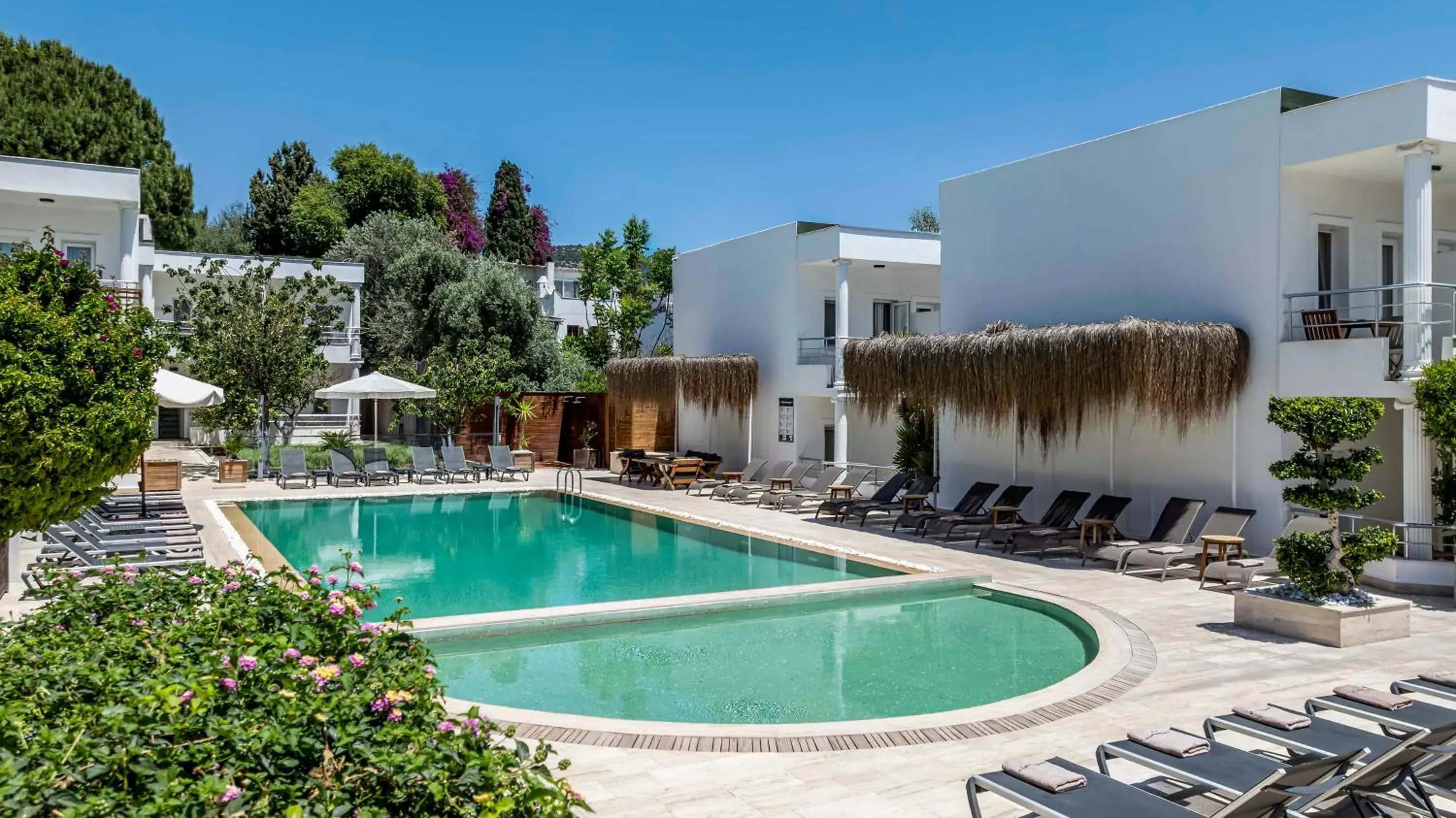 Pool view in Costa Maya Bodrum Pool view in Costa Maya Bodrum