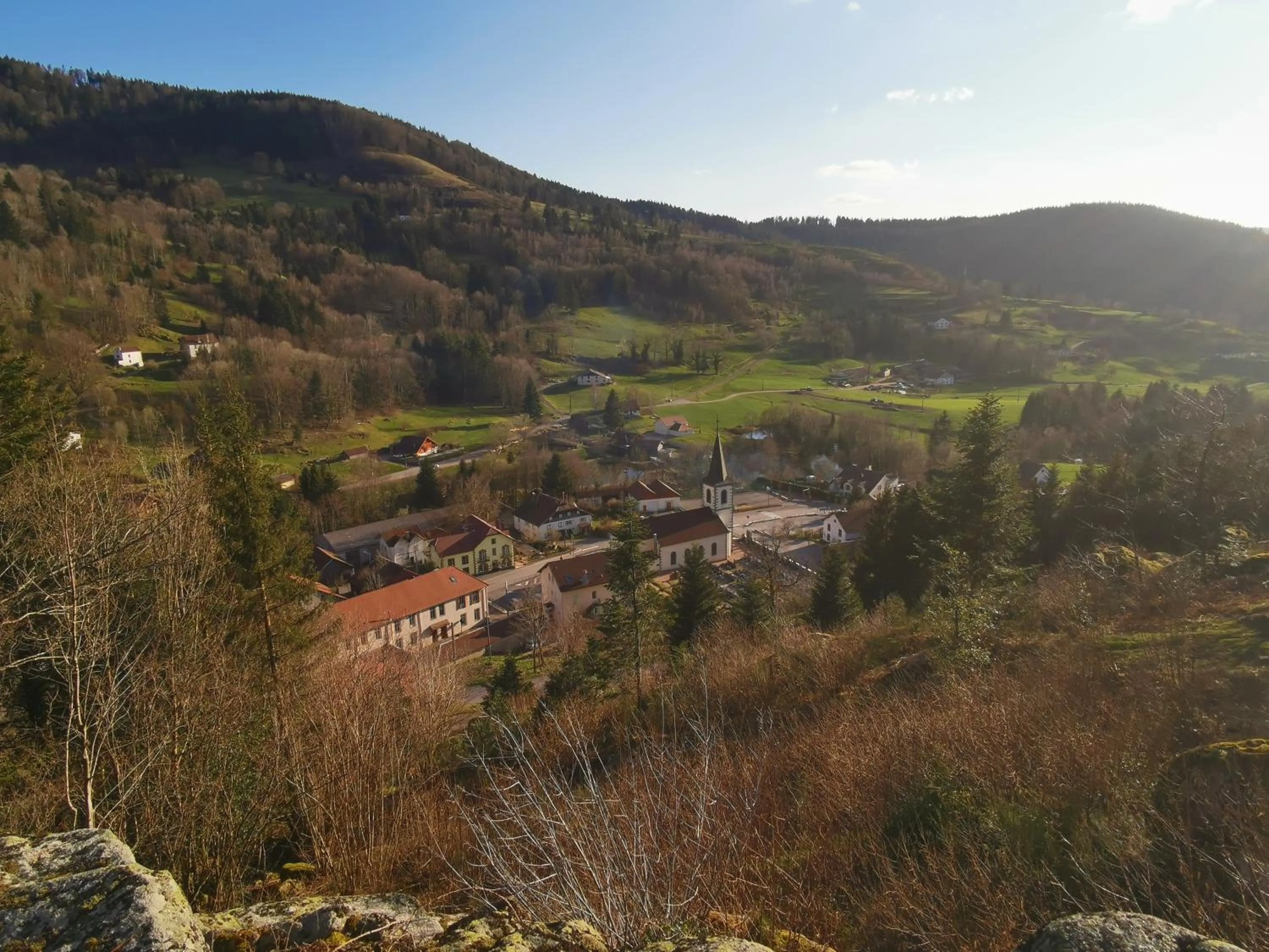 City view in Hotel Restaurant Du Haut Du Roc