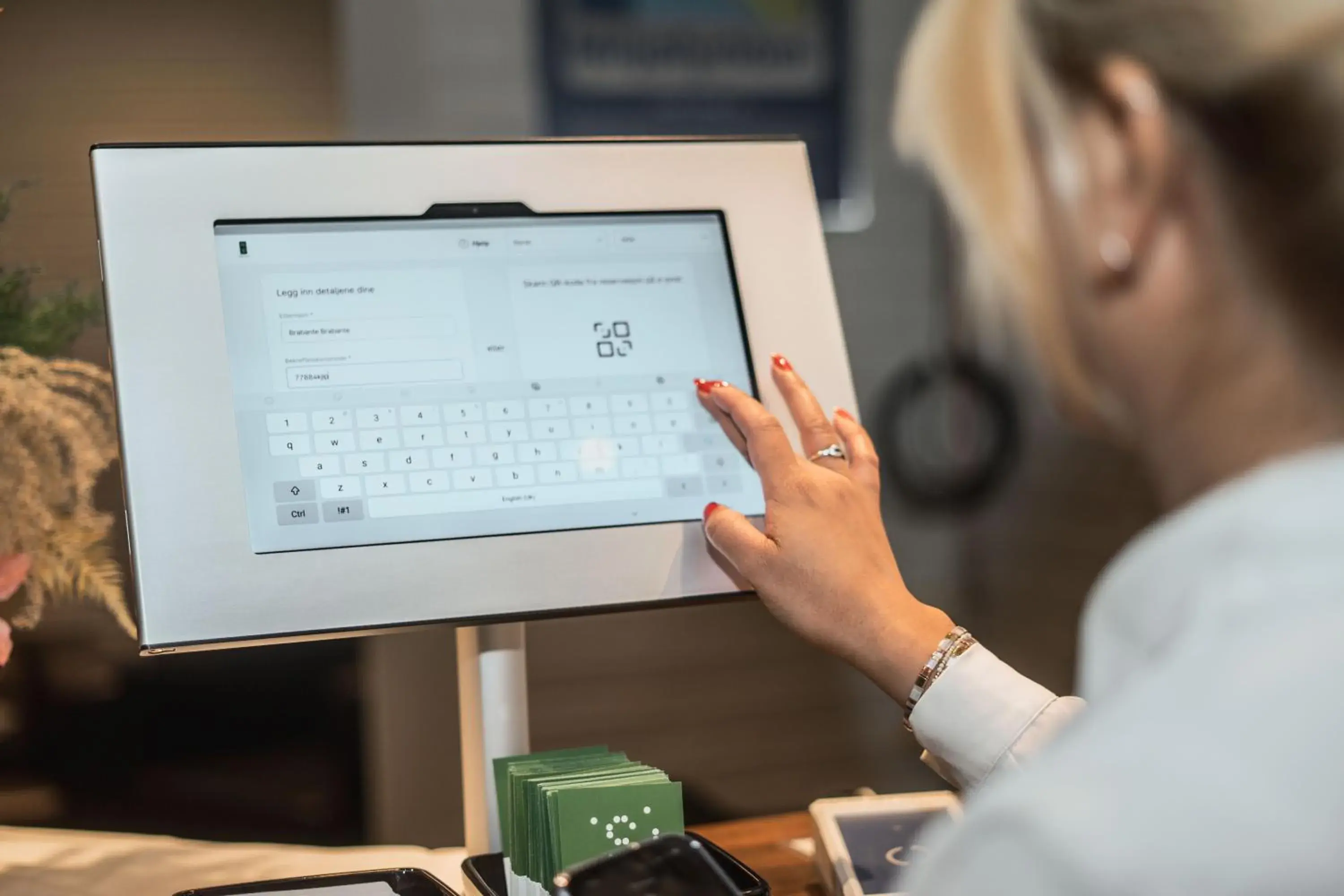 Lobby or reception in Hotel Sverre Lobby or reception in Hotel Sverre