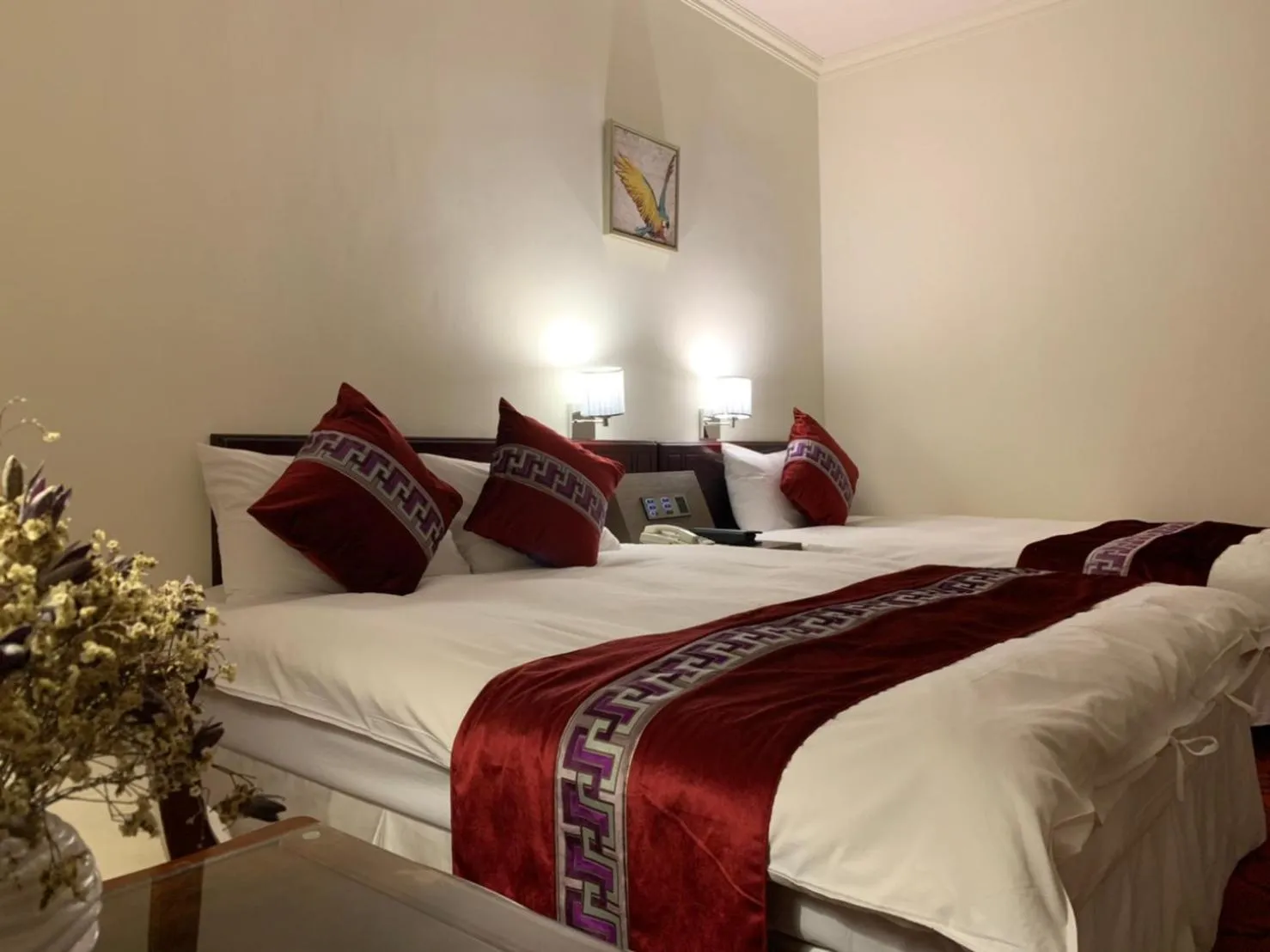 Bed in Hotel River Kinmen