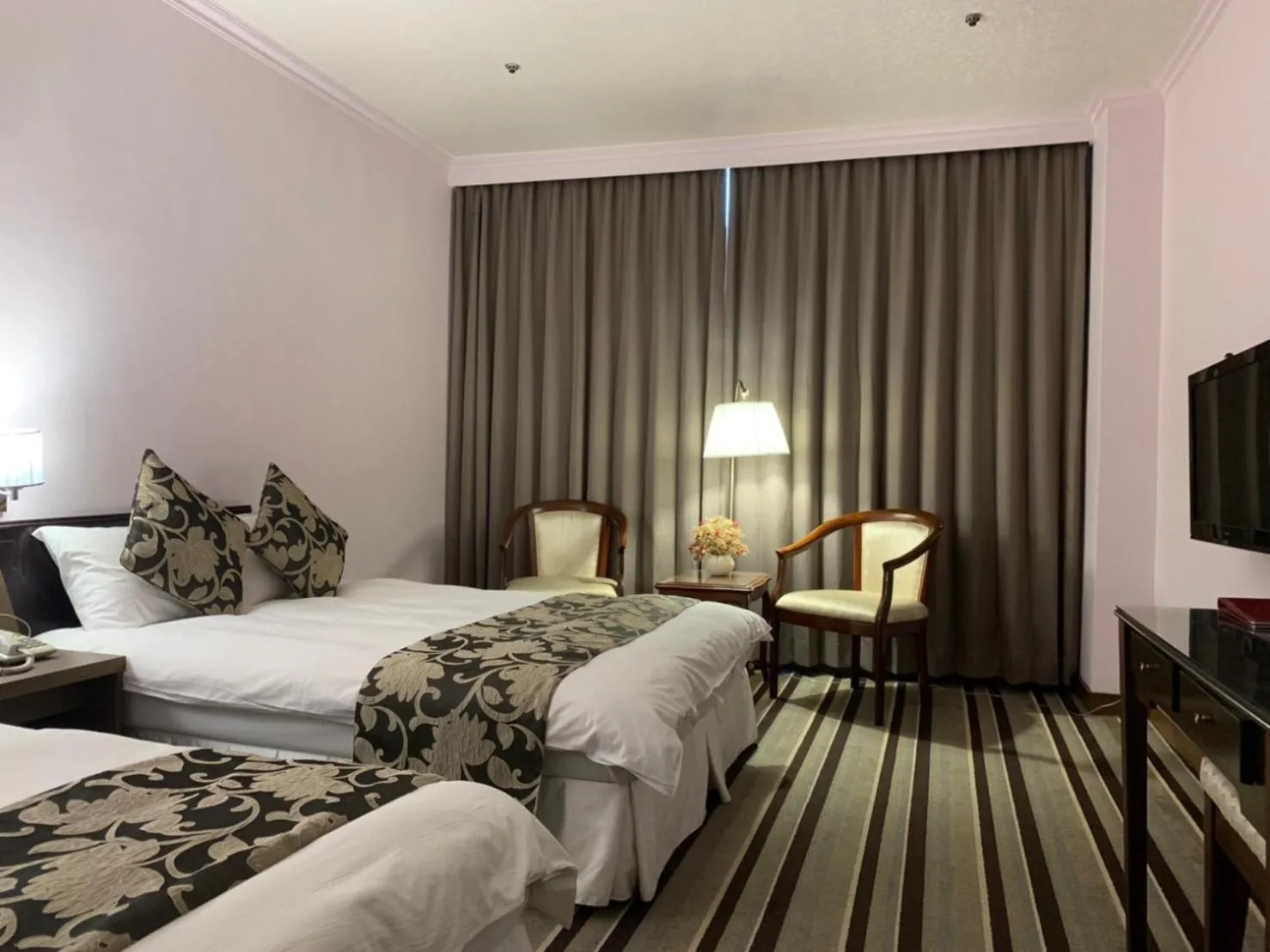 Bed in Hotel River Kinmen