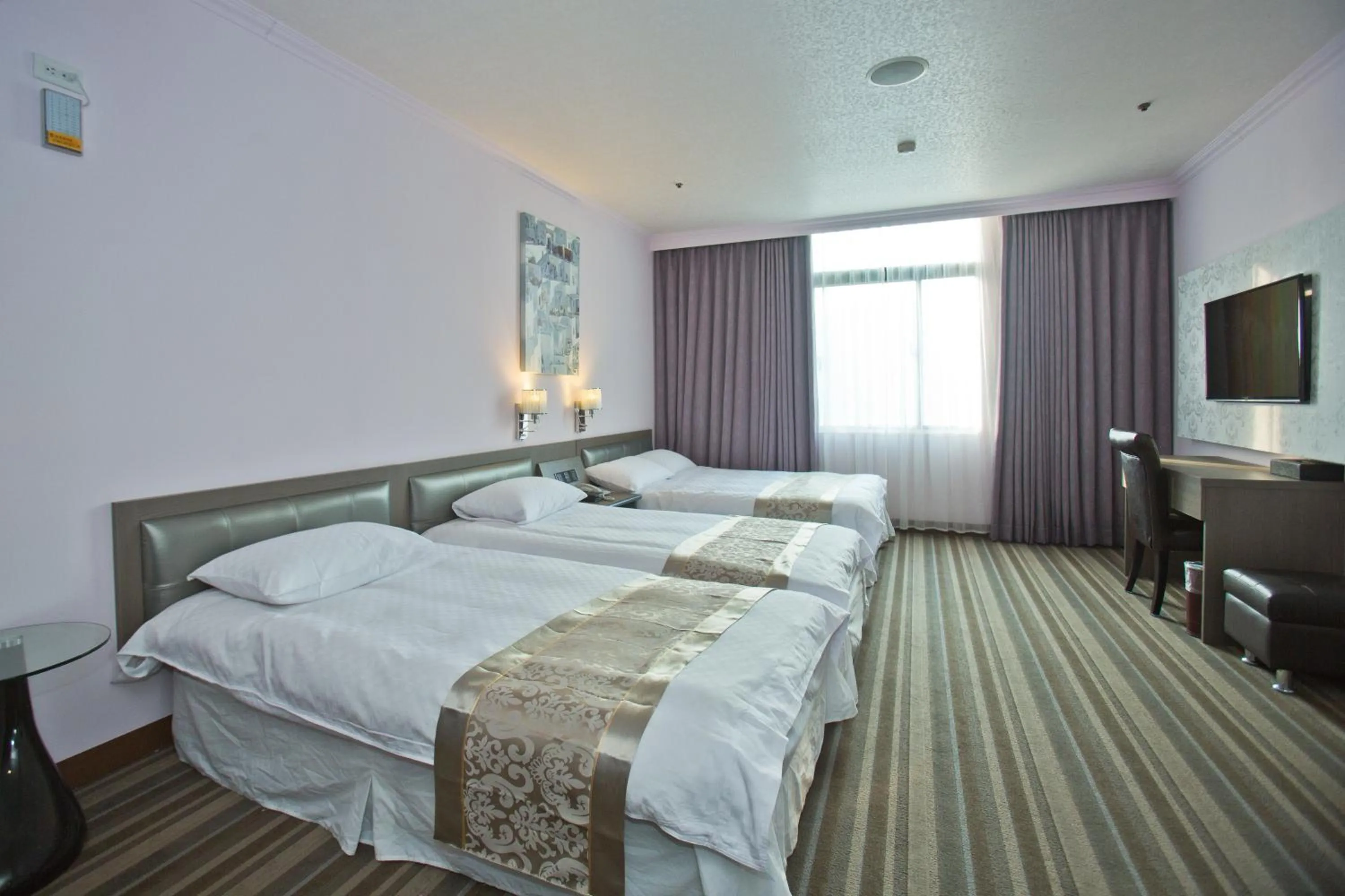 Bed in Hotel River Kinmen