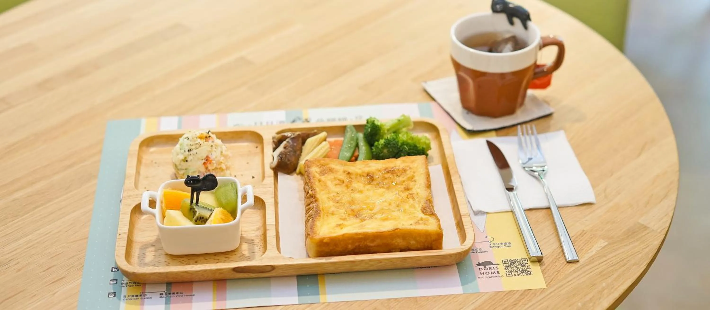 American breakfast in Doris Home