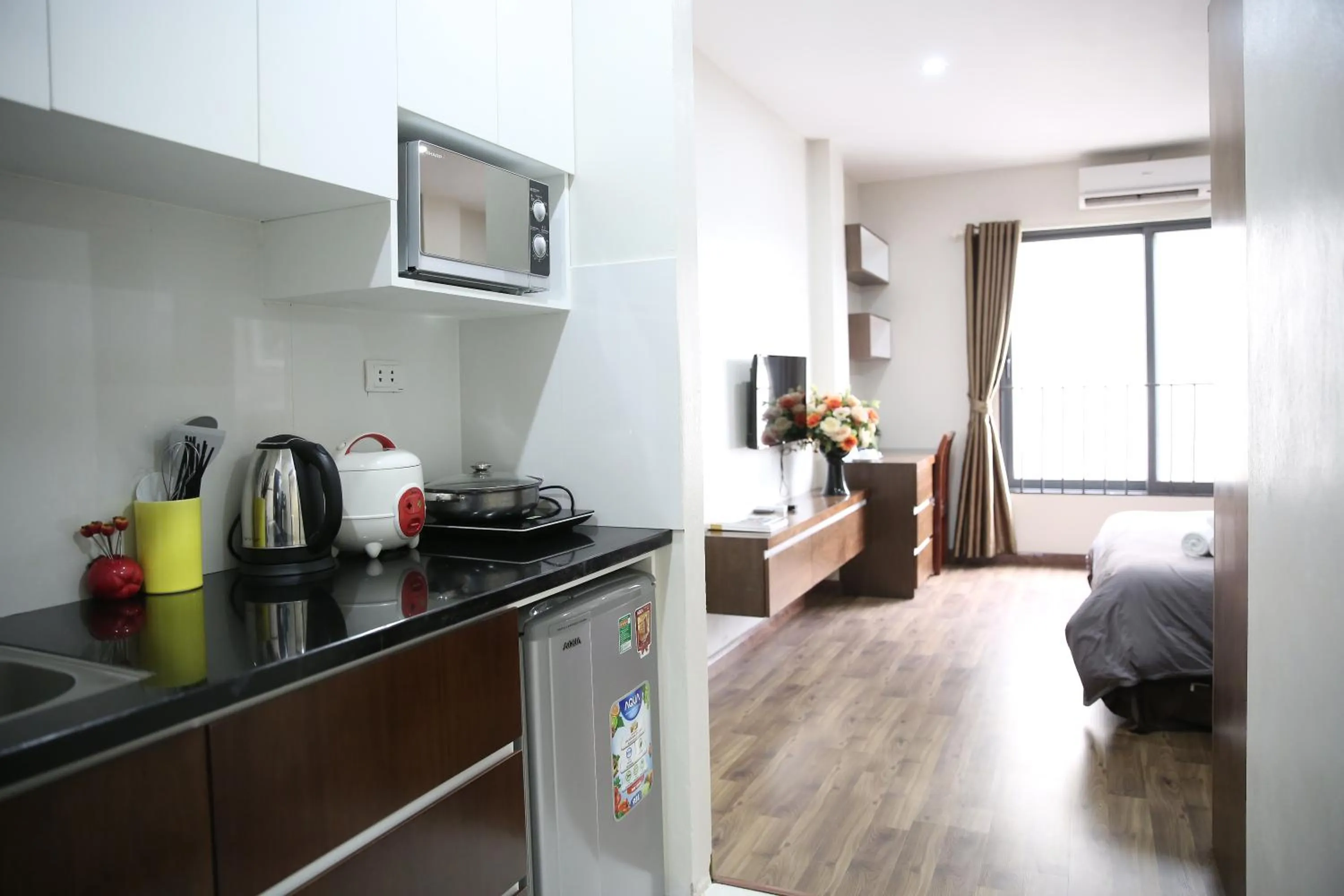 Kitchen or kitchenette in ISTAY Hotel Apartment 5