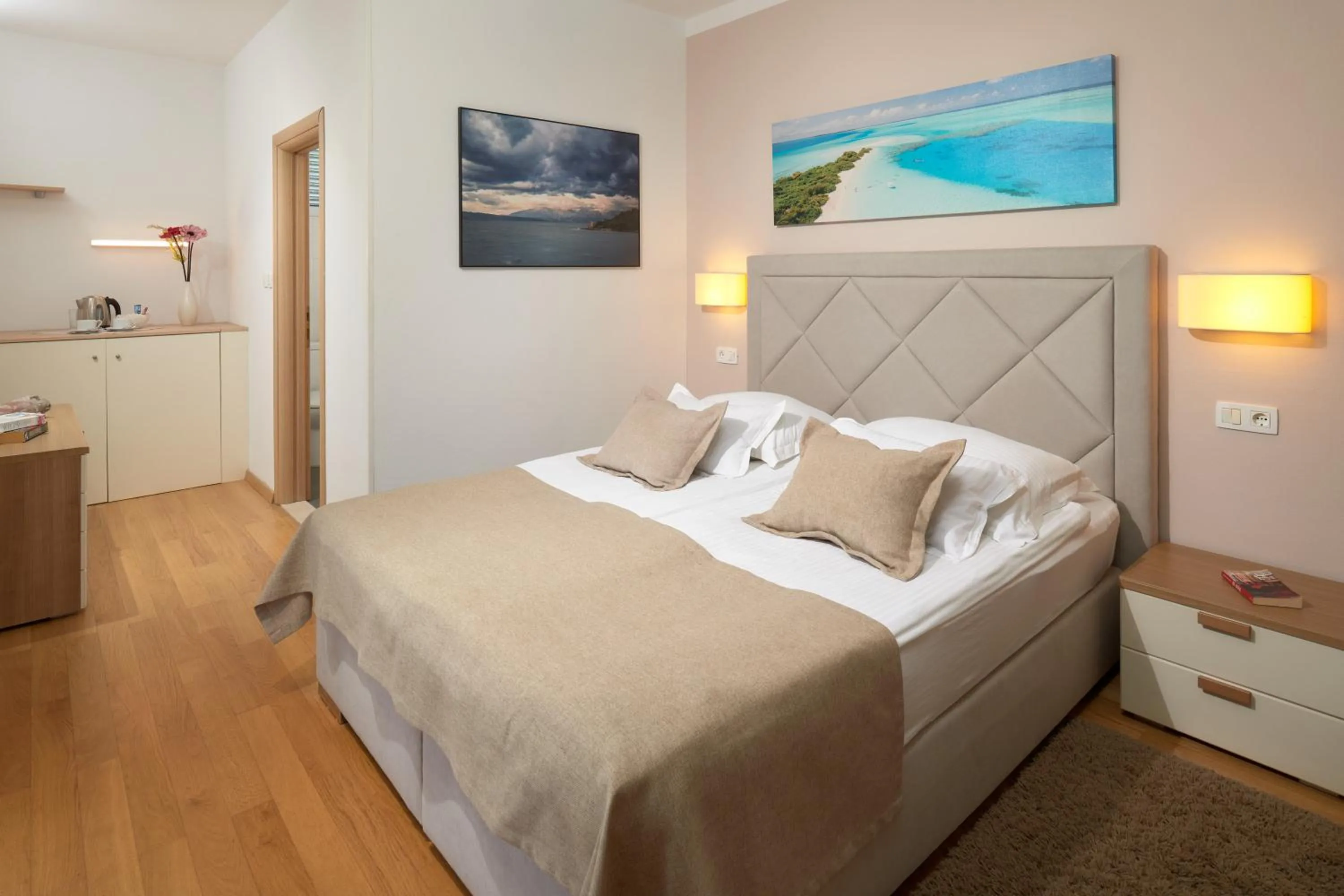 Bed in Hotel Fortuna