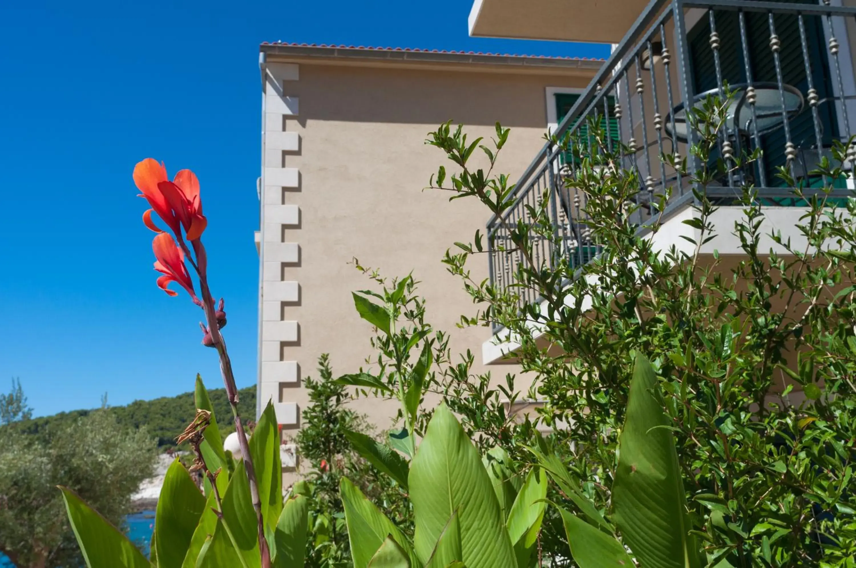 Comfort Double Room with Balcony and Garden View in Hotel Fortuna Comfort Double Room with Balcony and Garden View in Hotel Fortuna