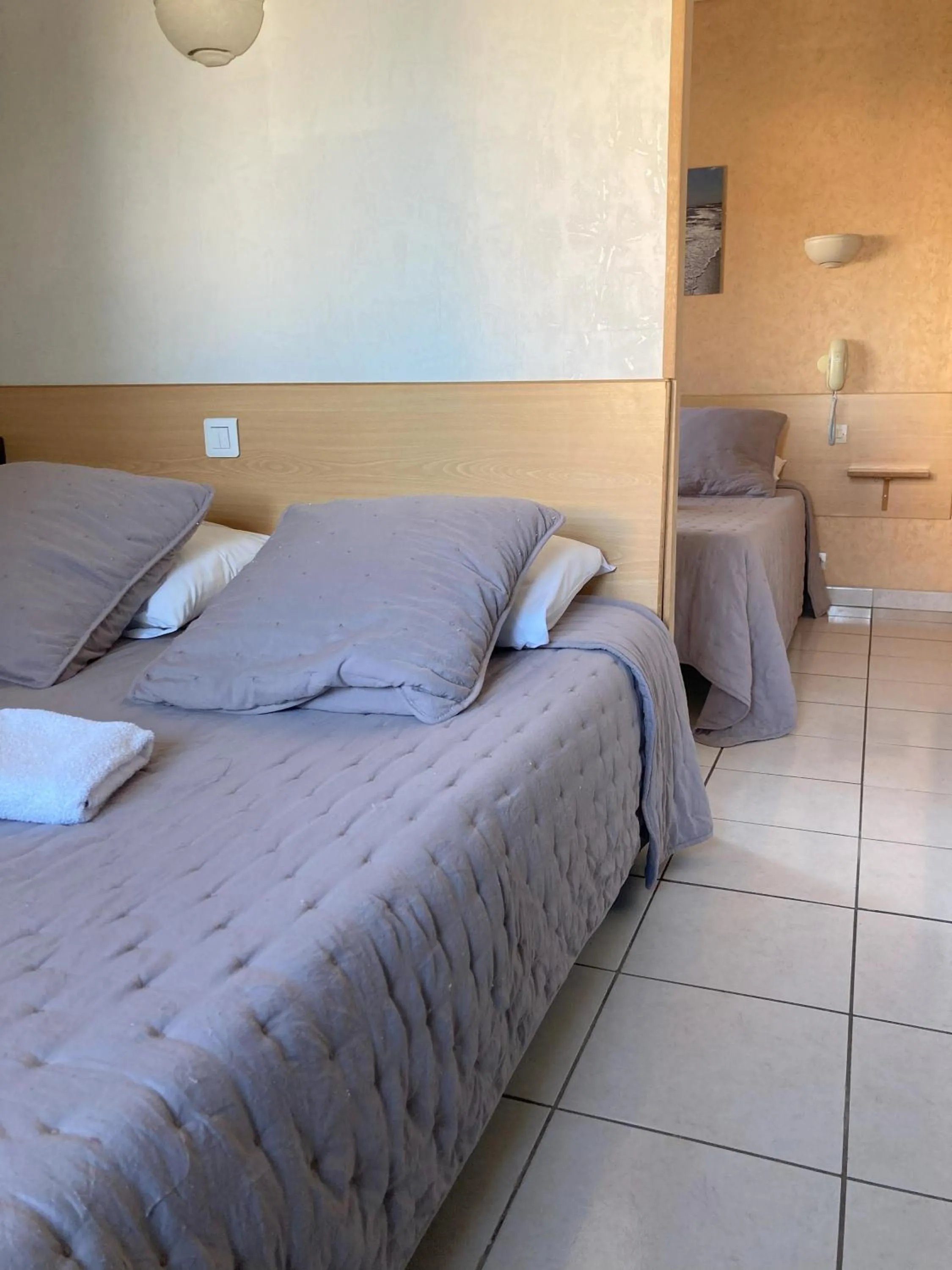 Photo of the whole room, Bed in Hôtel Le Gambetta