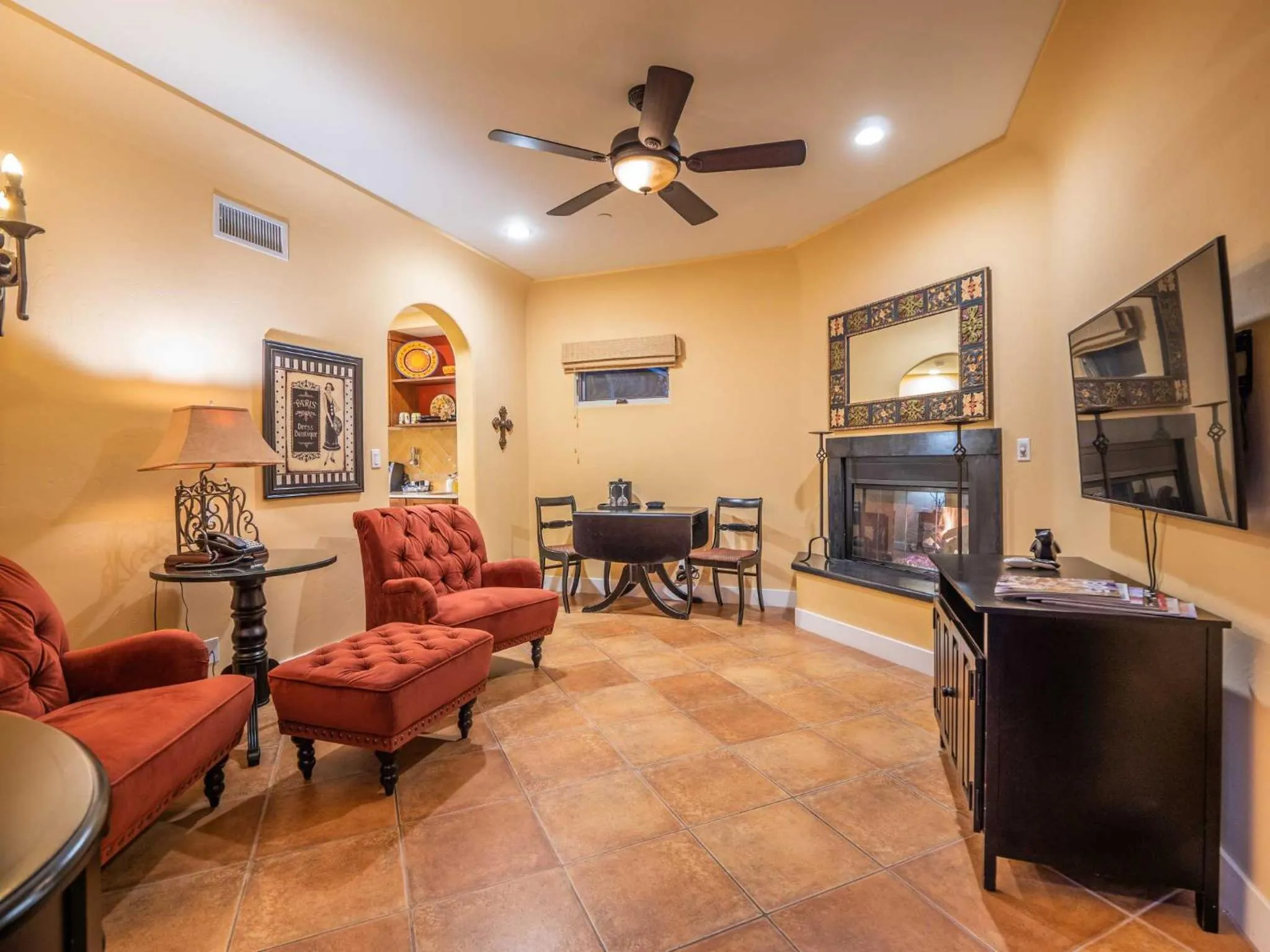 Living room in Su Nido Inn