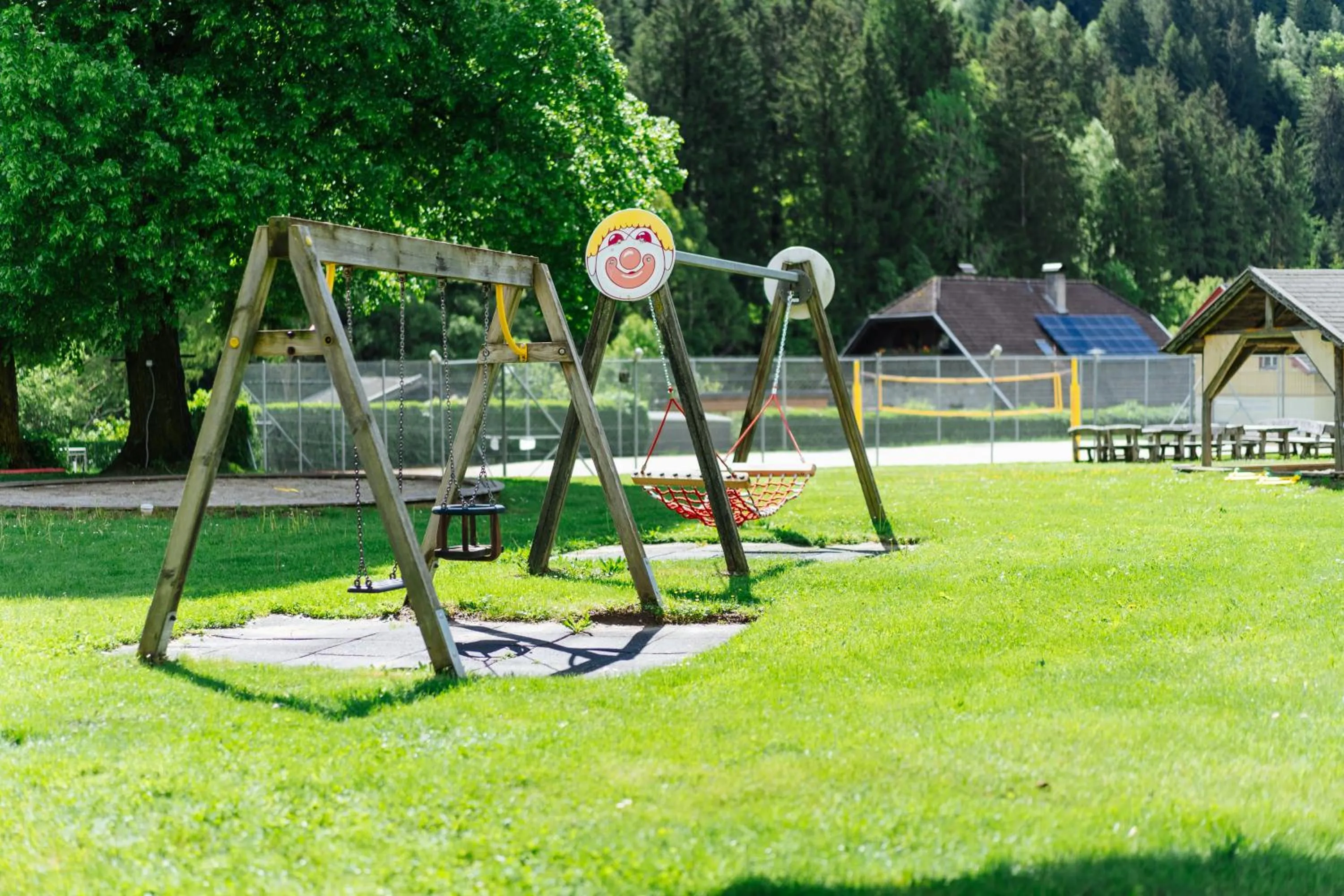 Children play ground in Familienhotel Trebesingerhof