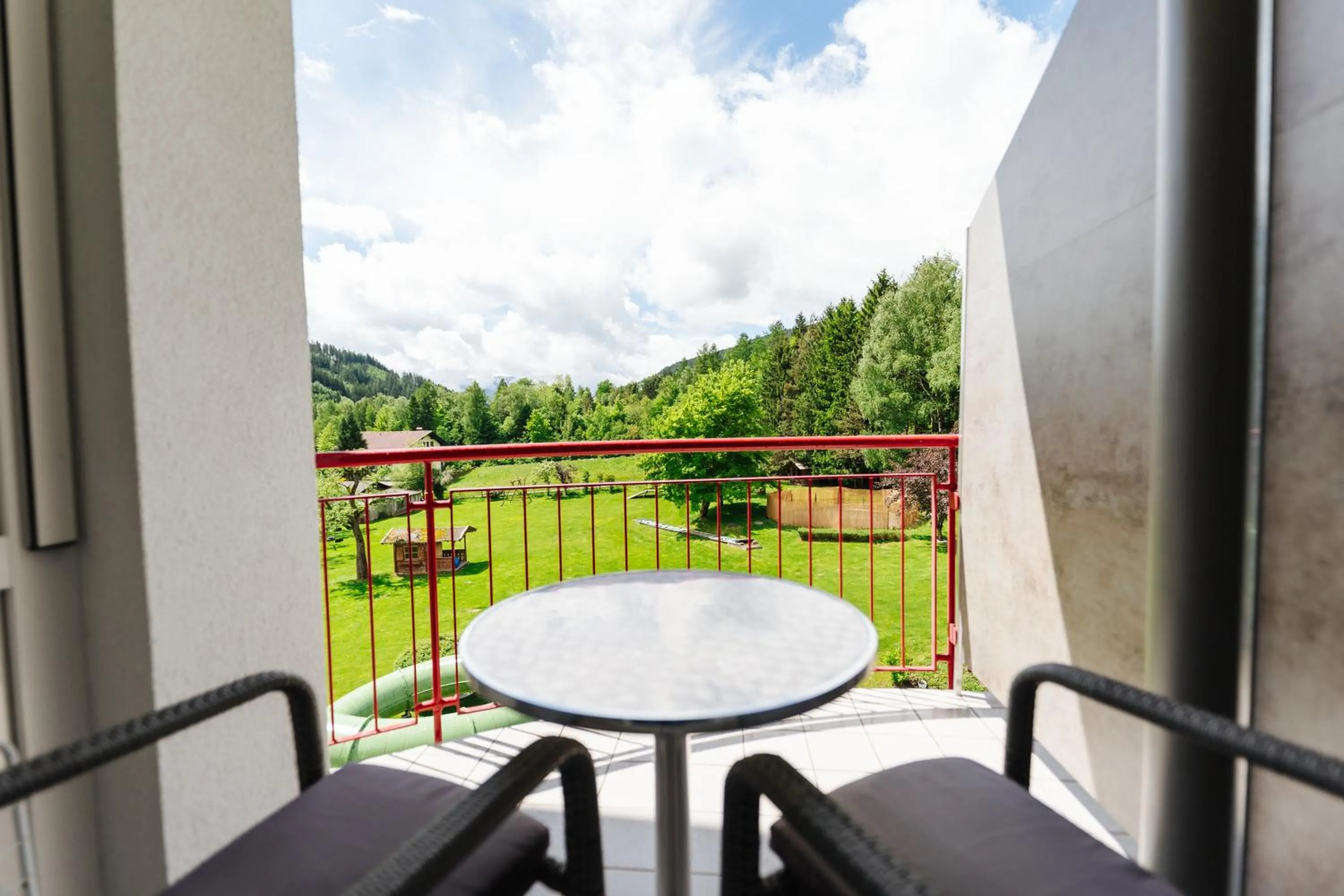 View (from property/room) in Familienhotel Trebesingerhof