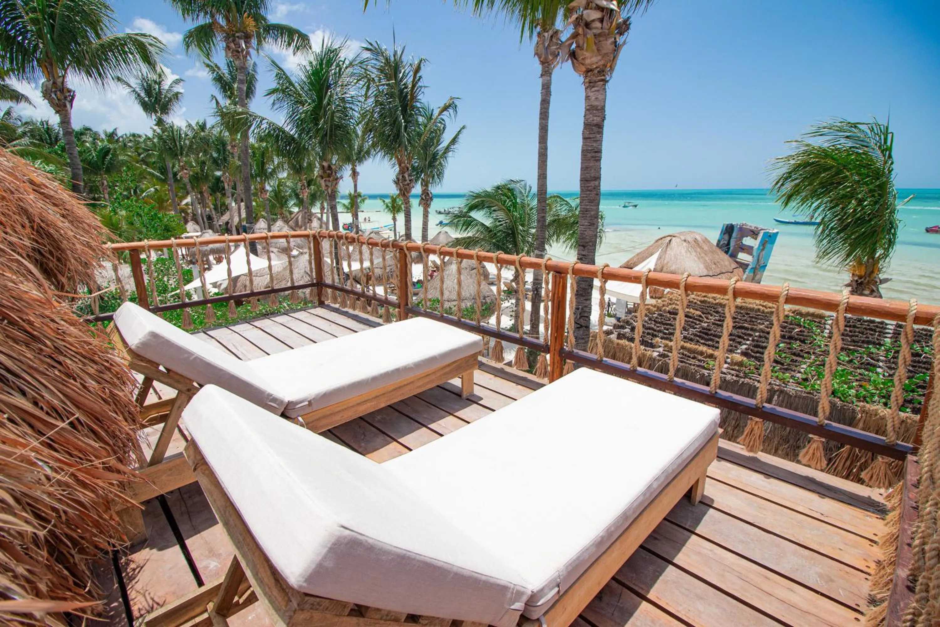 Balcony/Terrace in Amaite Holbox - Oceanfront Hotel