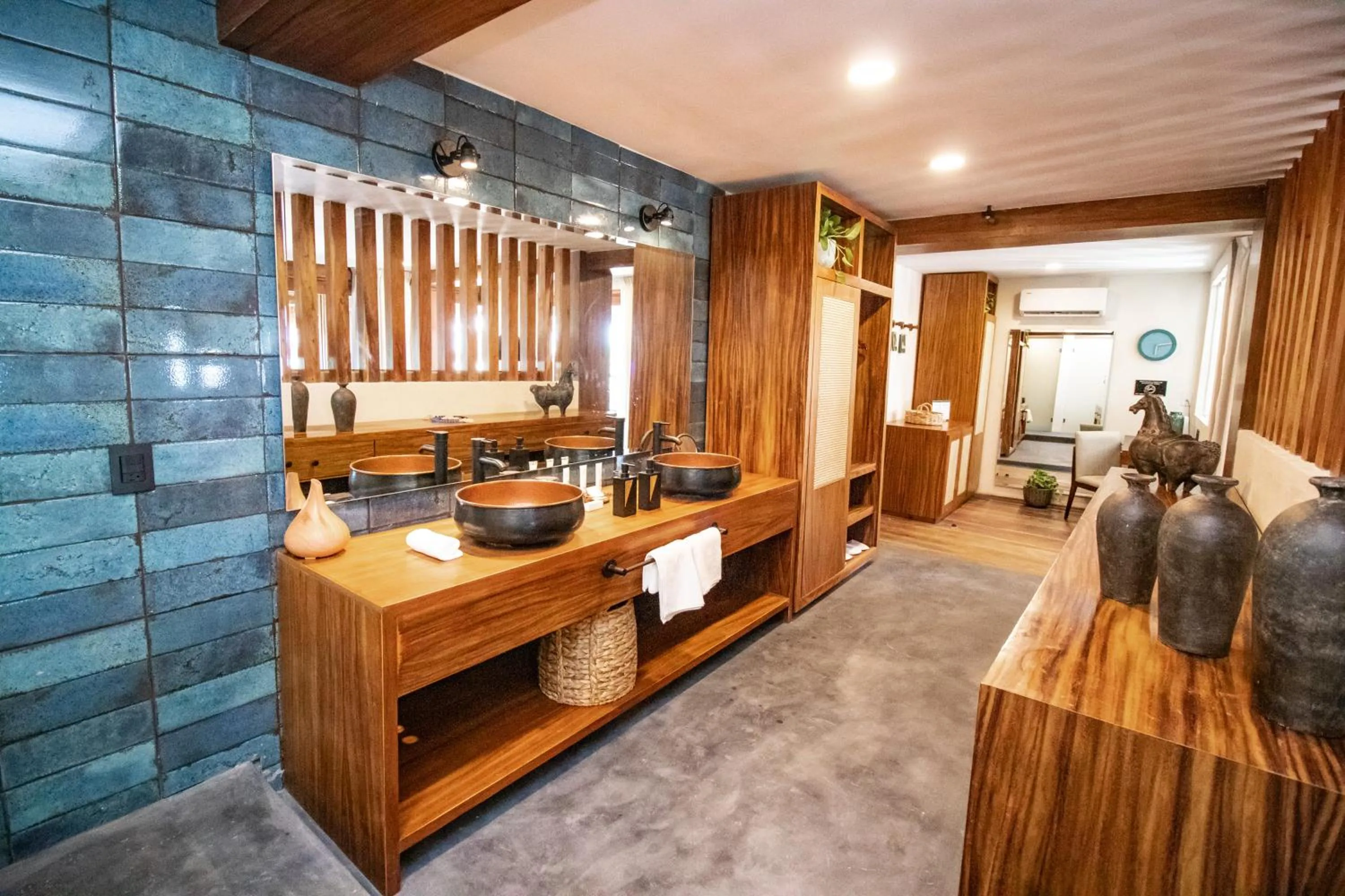 Bathroom in Amaite Holbox - Oceanfront Hotel