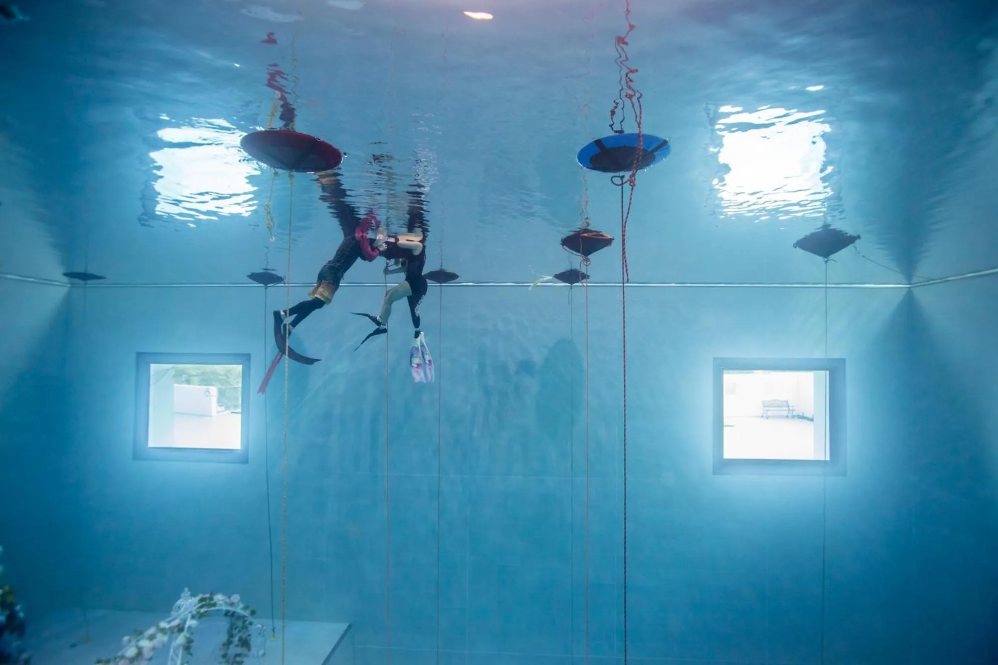Diving in Divecube Hotel