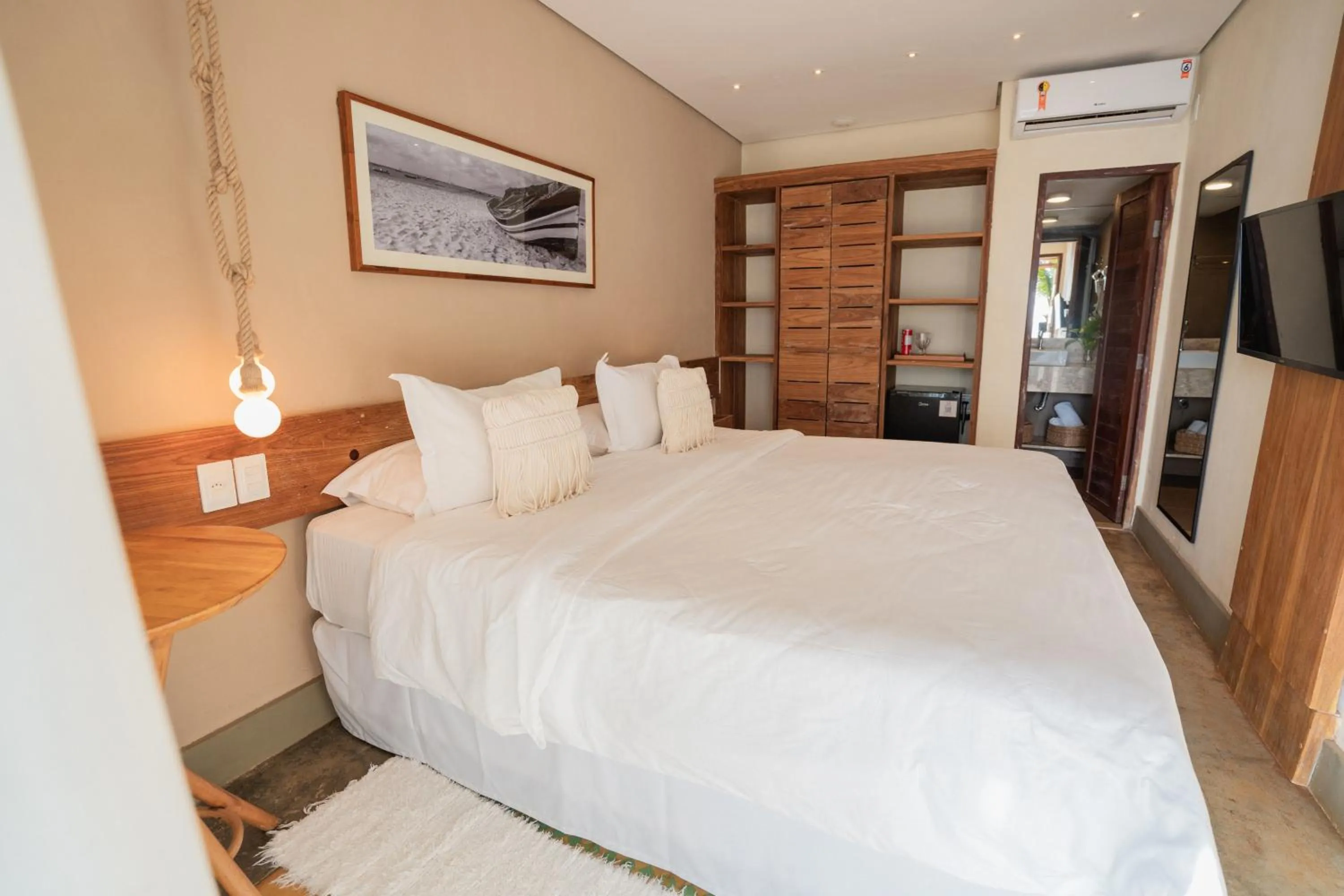 Bed in Hotel da Pipa