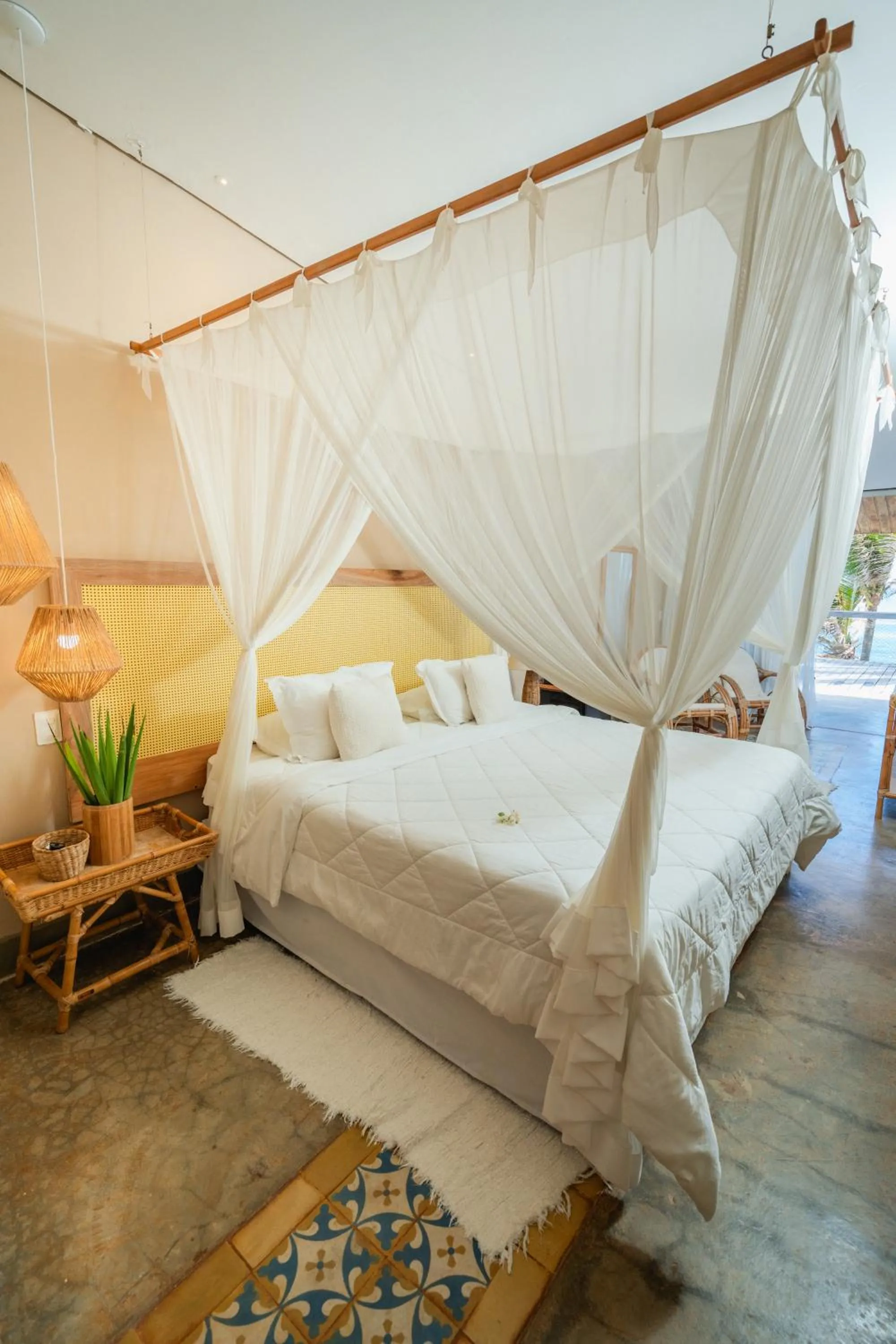 Bed in Hotel da Pipa