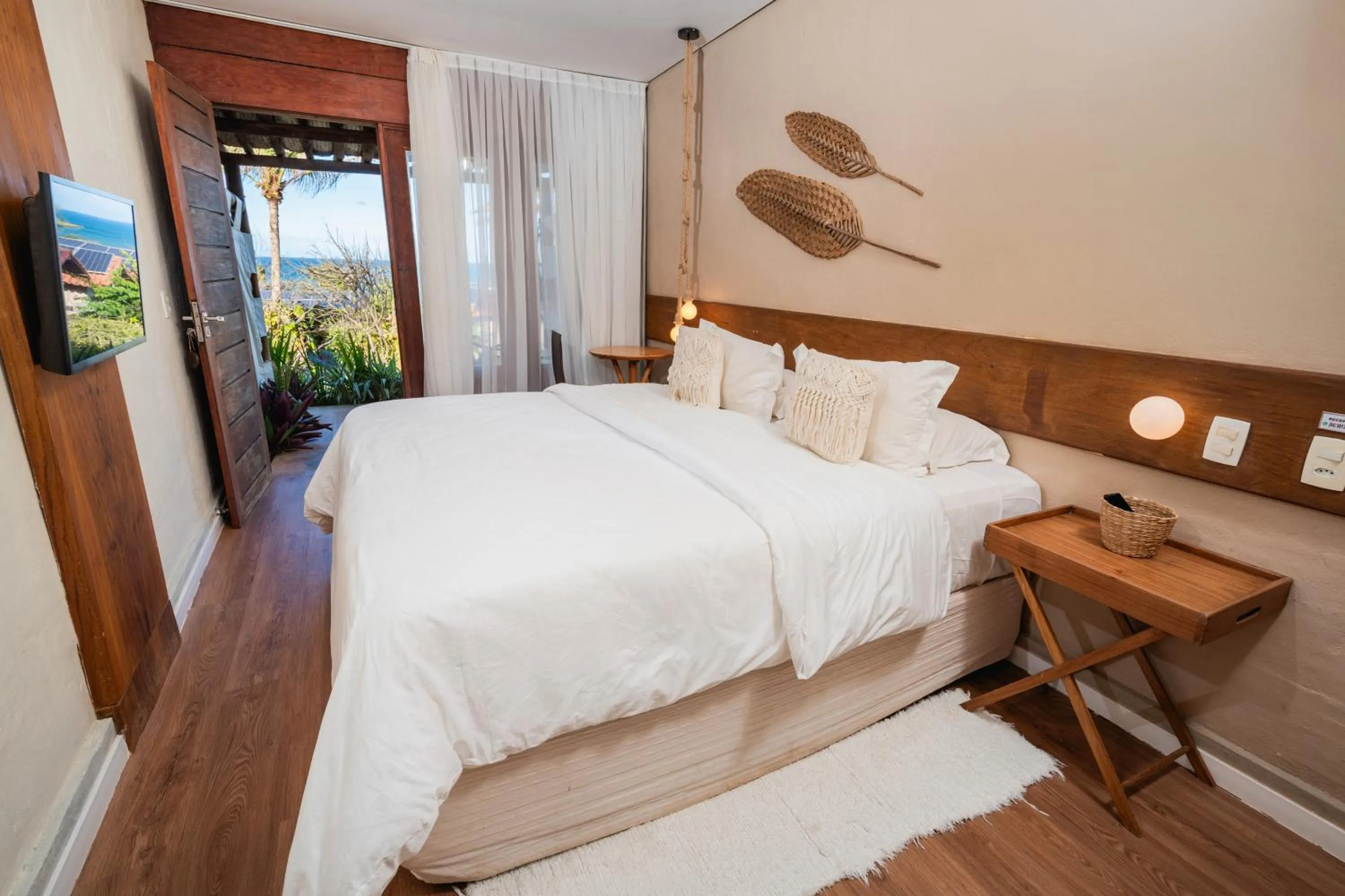 Bed in Hotel da Pipa