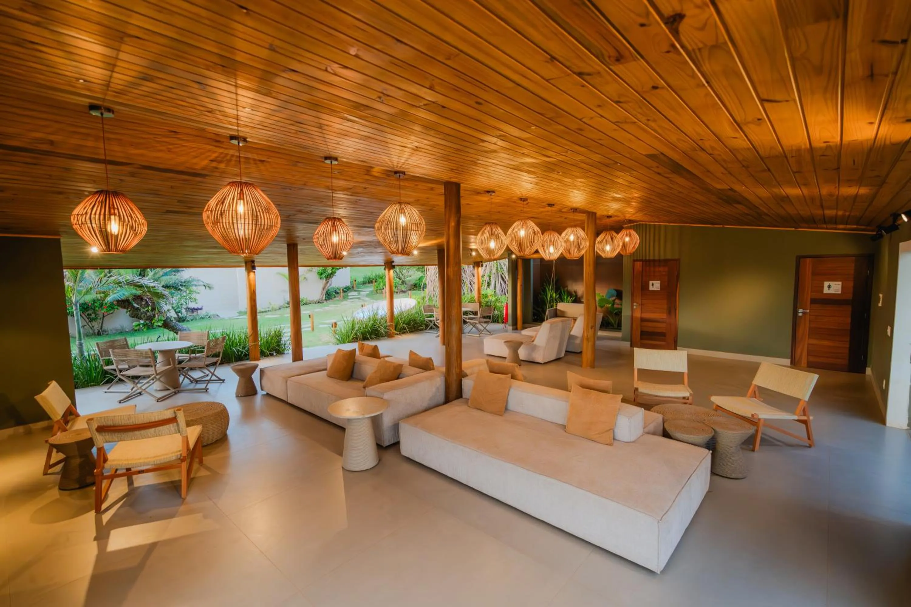 Living room in Hotel da Pipa