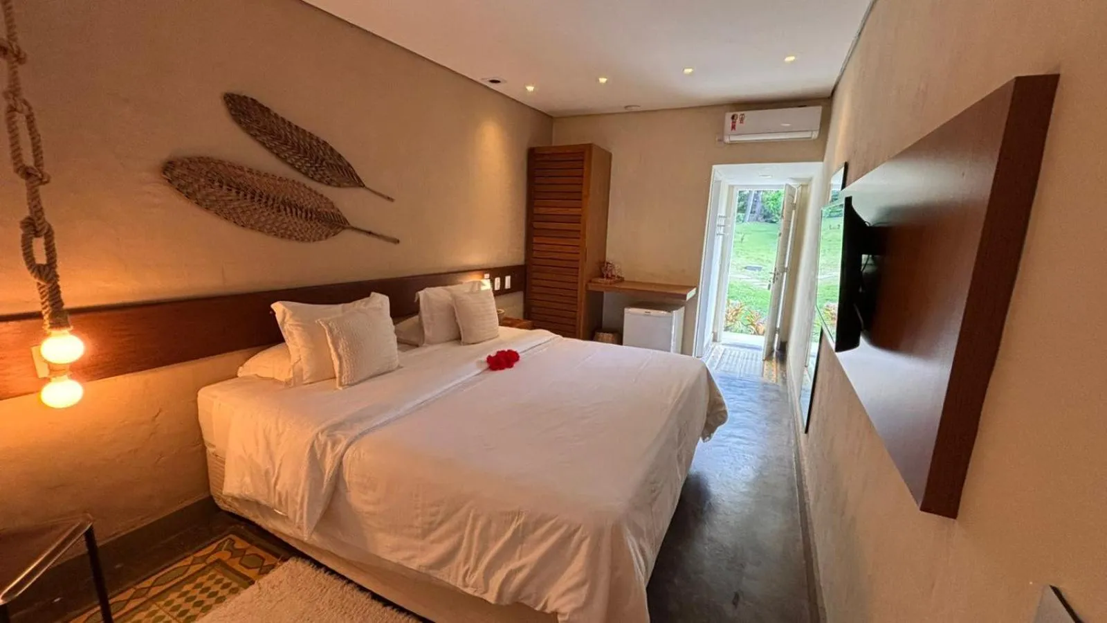 Bed in Hotel da Pipa