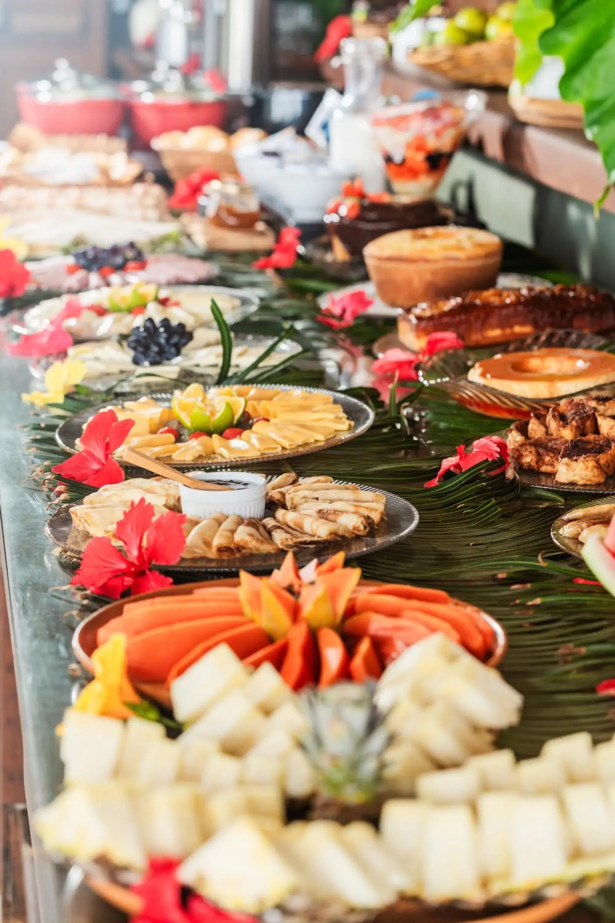 Buffet breakfast in Hotel da Pipa Buffet breakfast in Hotel da Pipa