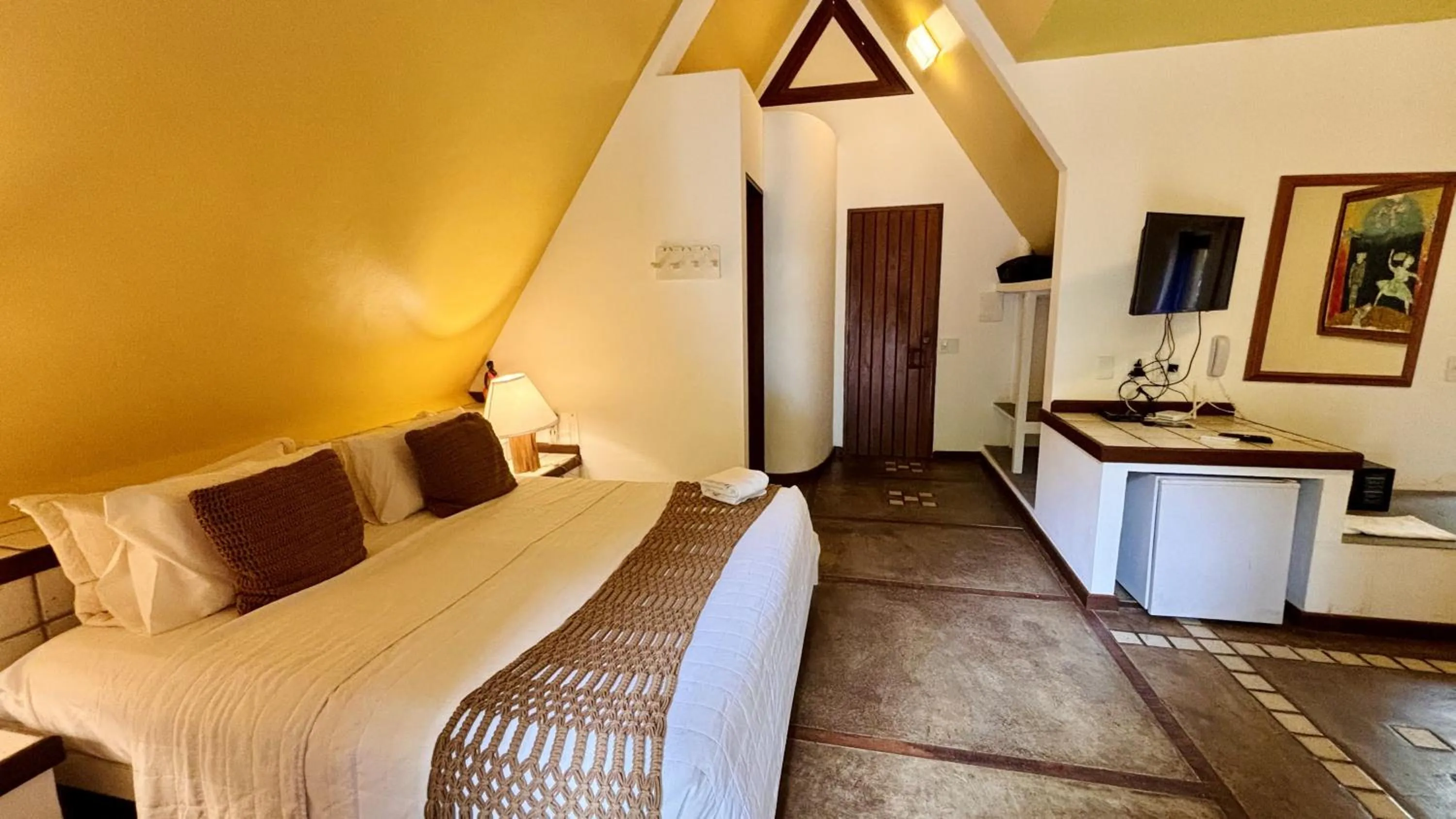 Bed in Hotel Pousada Pitinga