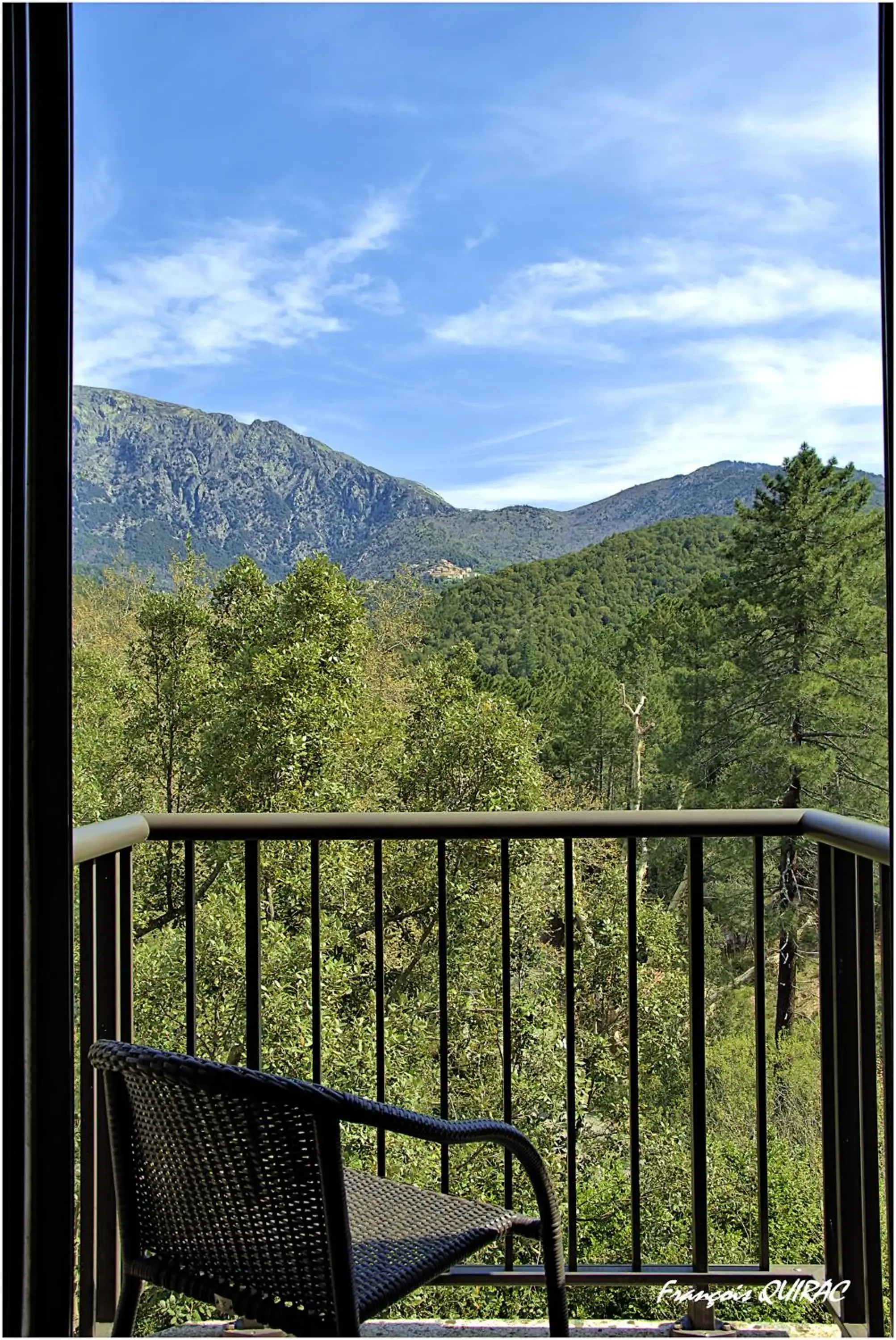 Mountain view in Auberge des Deux Sorru Mountain view in Auberge des Deux Sorru