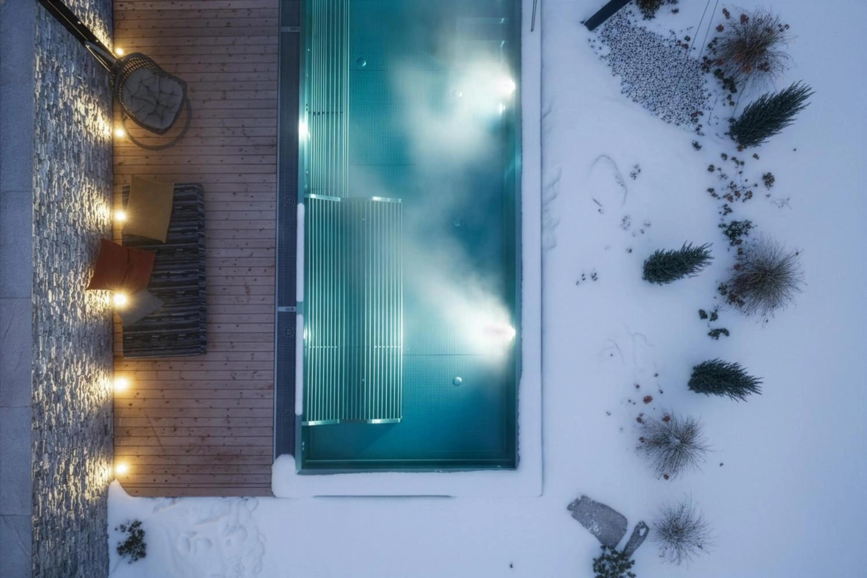 Swimming pool in Hotel Stubaierhof