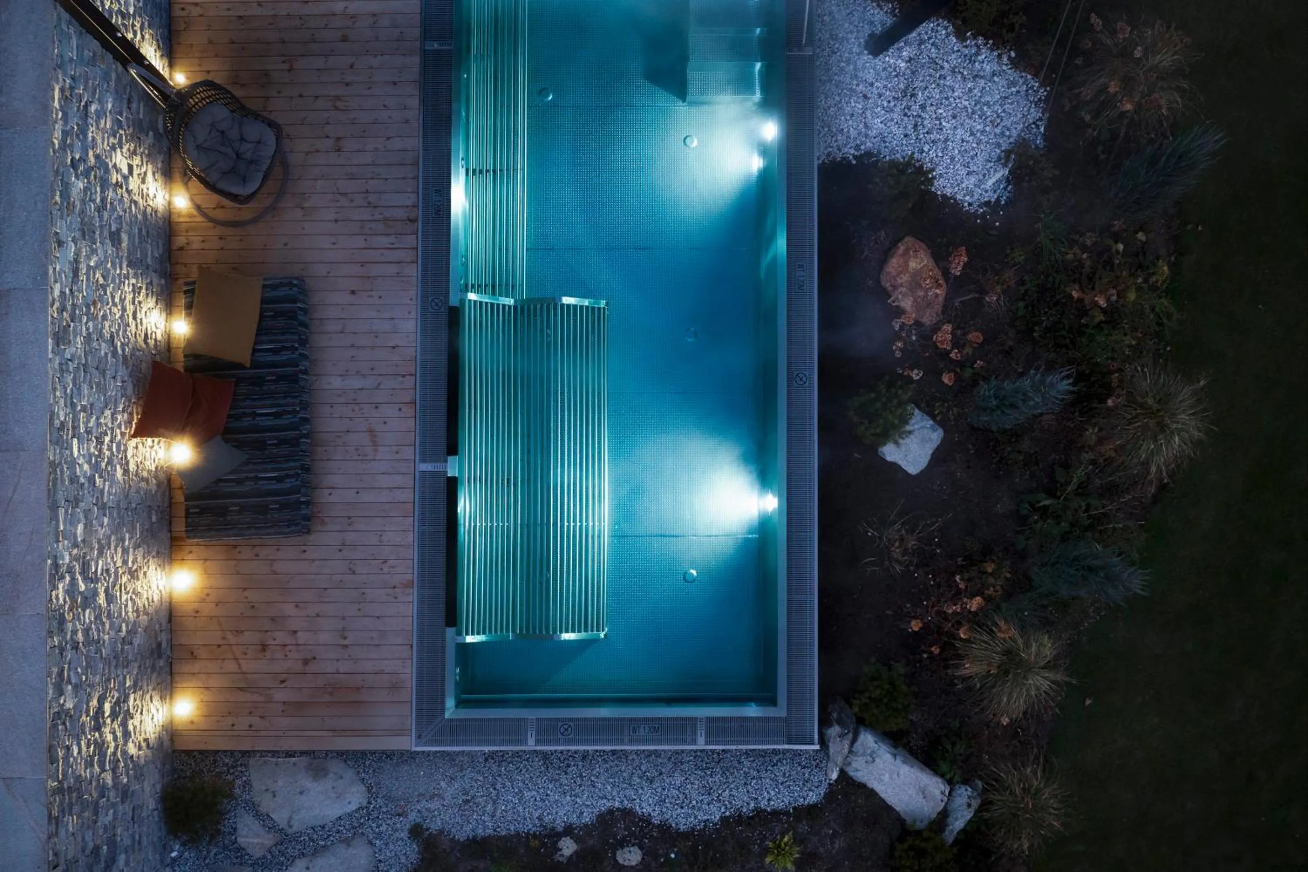 Swimming pool in Hotel Stubaierhof