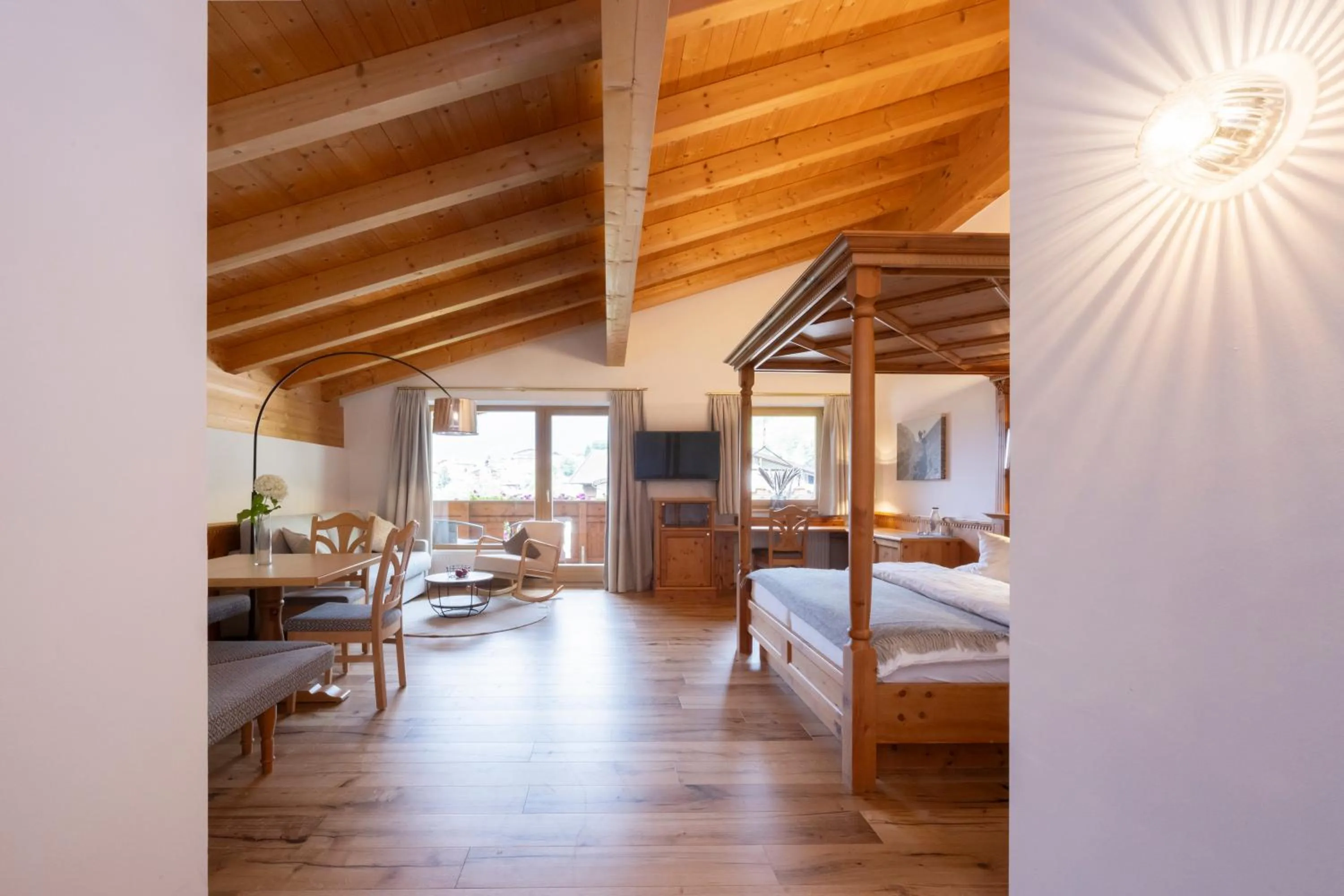 Photo of the whole room, Bed in Hotel Stubaierhof