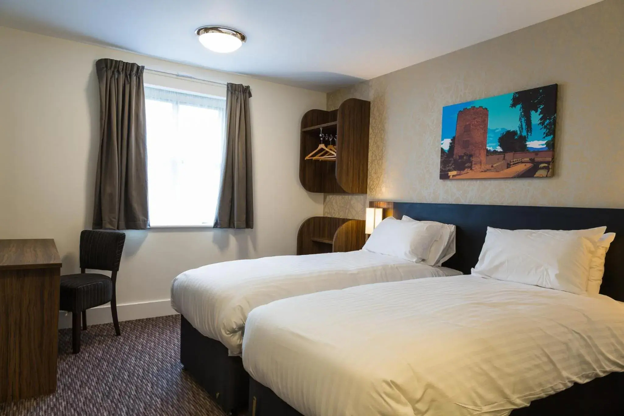 Twin Room - Disability Access in Spread Eagle, Gailey by Marston's Inns Twin Room - Disability Access in Spread Eagle, Gailey by Marston's Inns