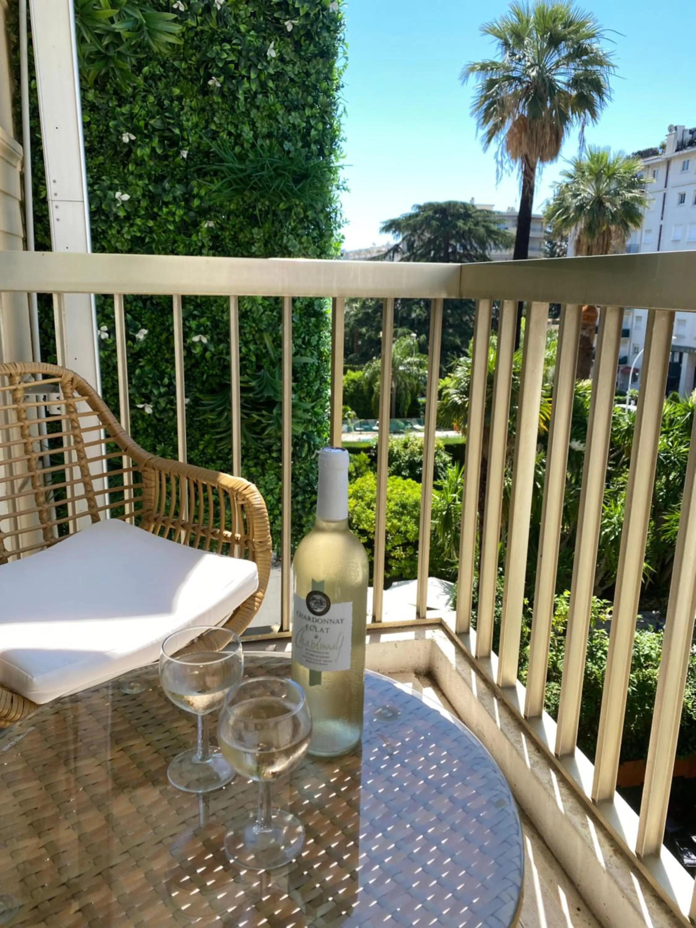 Balcony/Terrace in Hôtel Jardin Croisette