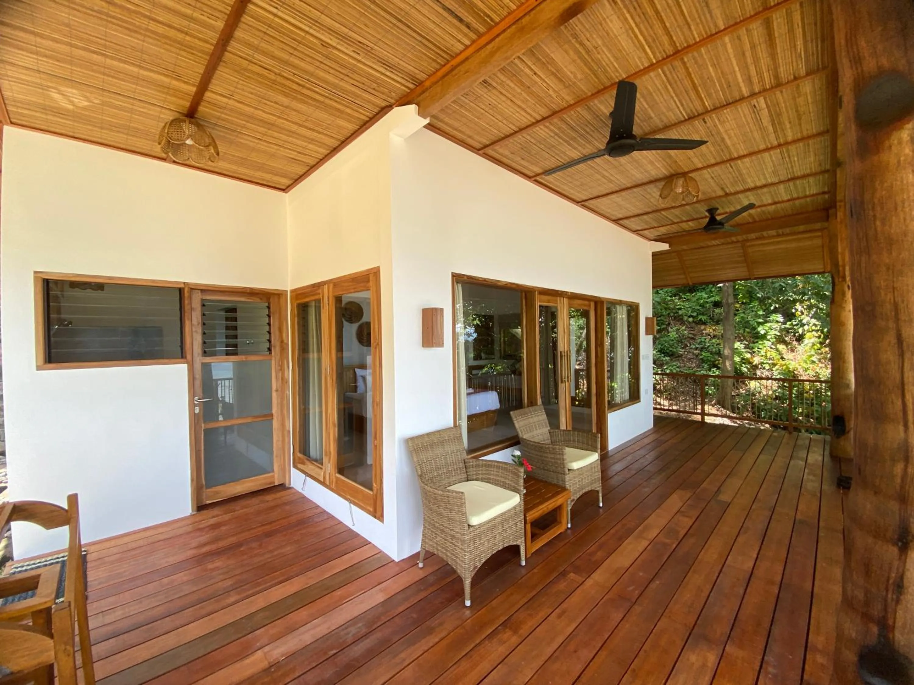 Patio in Murex Bangka Dive Resort