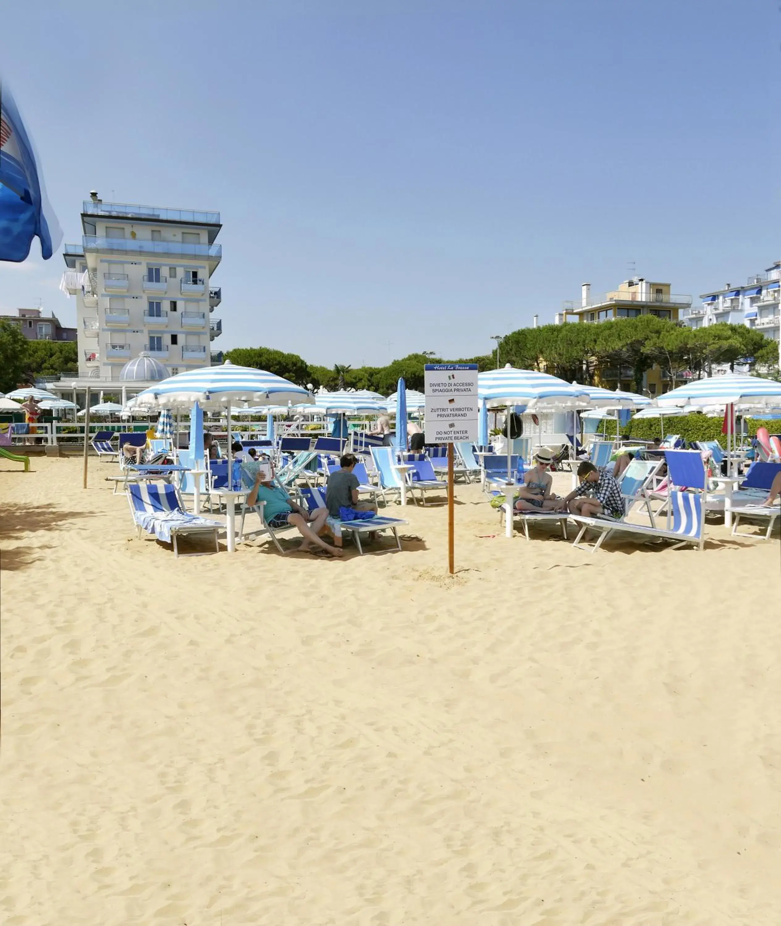 Beach in Hotel La Brezza