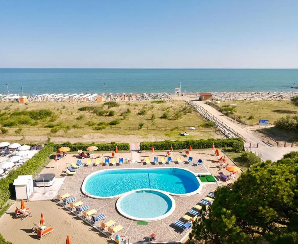 Pool view in Hotel Bertha Fronte Mare