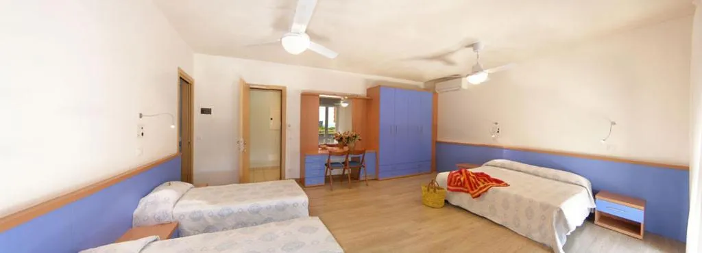 Bed in Hotel Bertha Fronte Mare