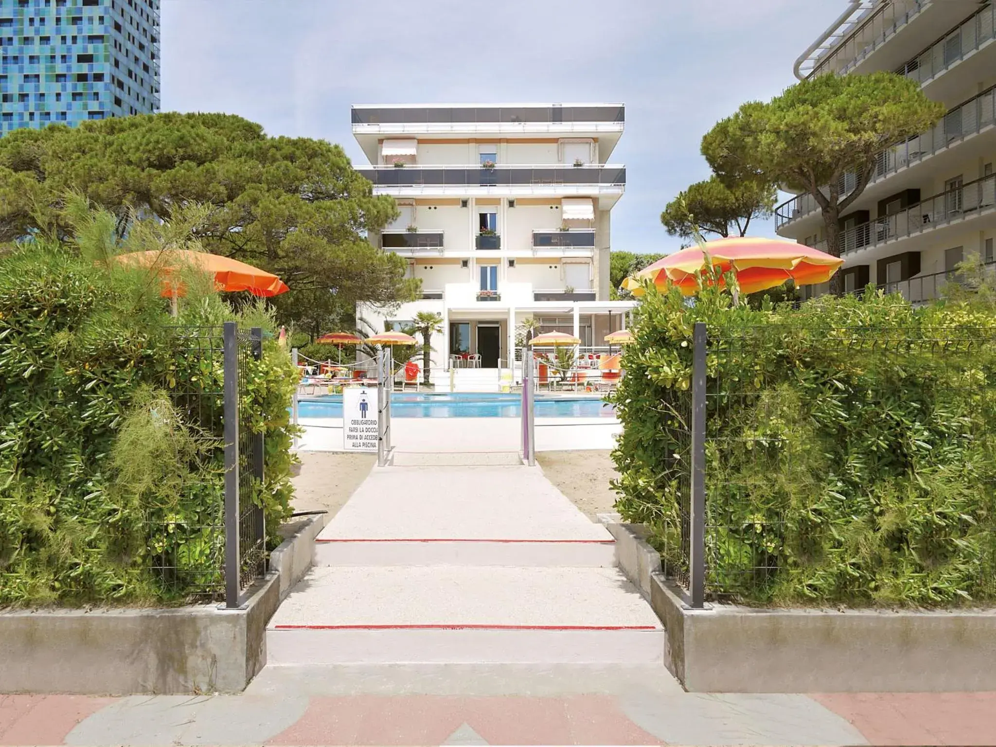 Property Building in Hotel Bertha Fronte Mare