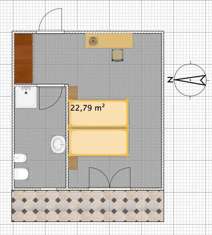 Floor Plan in Hotel Bertha Fronte Mare