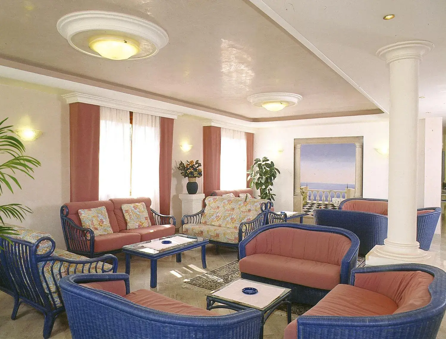 Communal lounge/ TV room, Seating Area in Hotel Bertha Fronte Mare