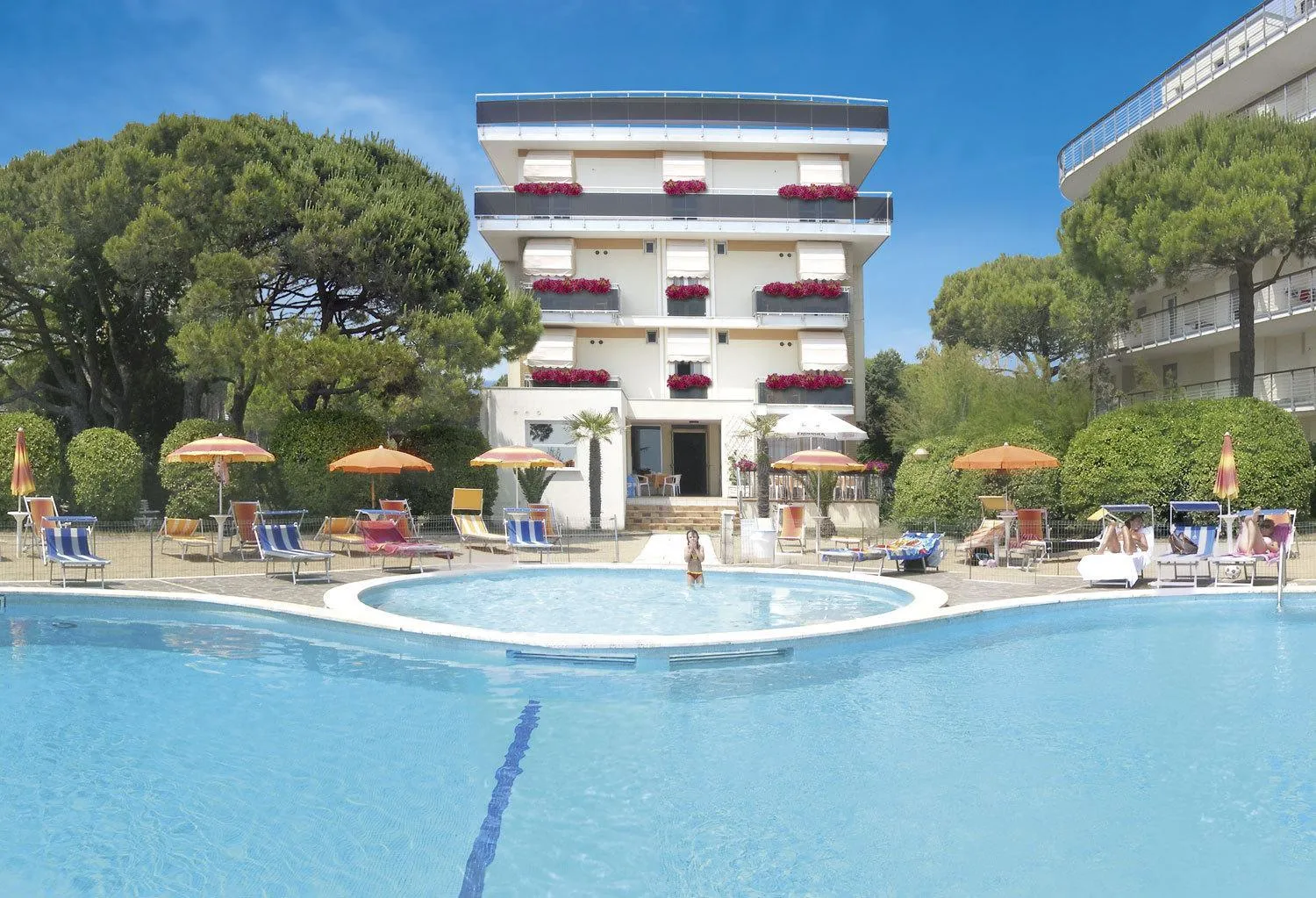 Swimming pool in Hotel Bertha Fronte Mare