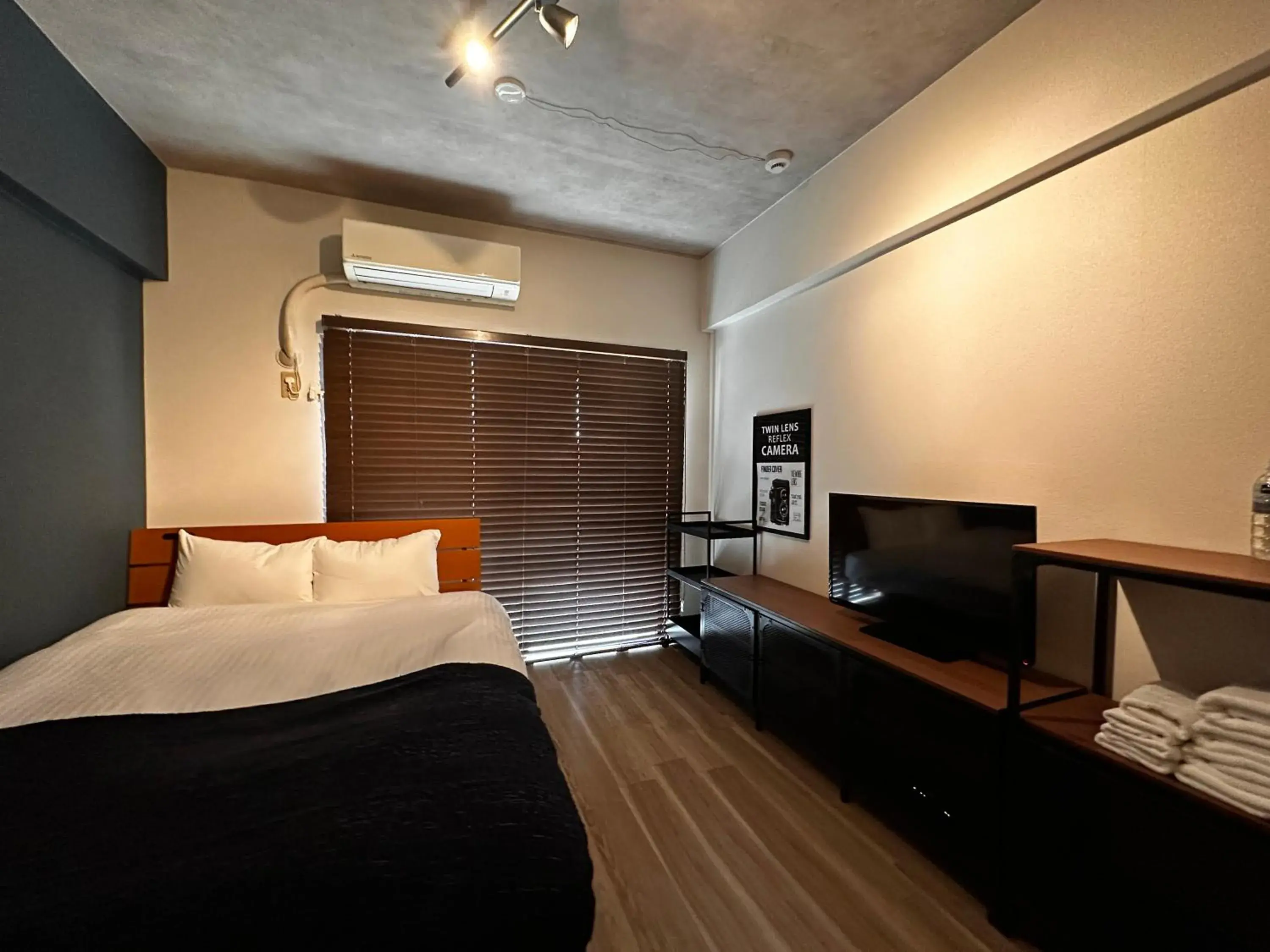 Bedroom, Bed in goom Hotel Nakasu Bedroom, Bed in goom Hotel Nakasu