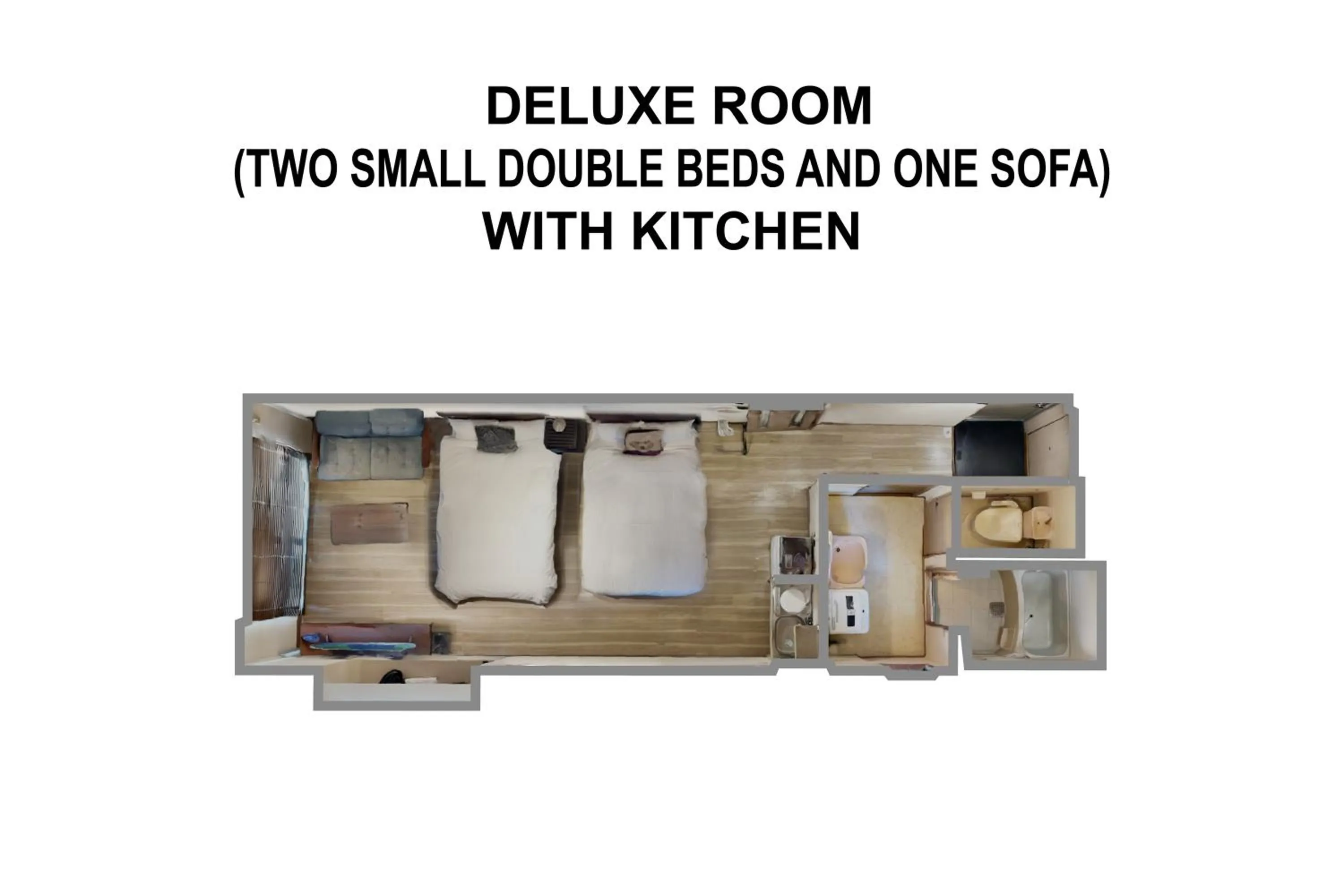 Floor plan in goom Hotel Nakasu