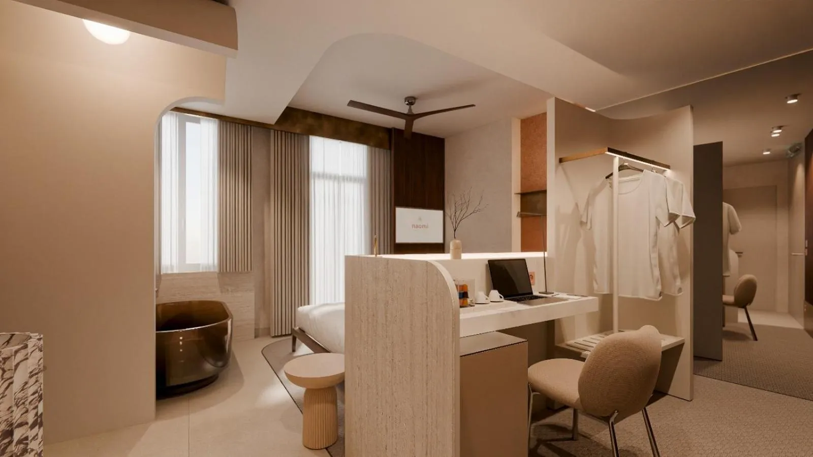 Photo of the whole room in Naomi Cannes