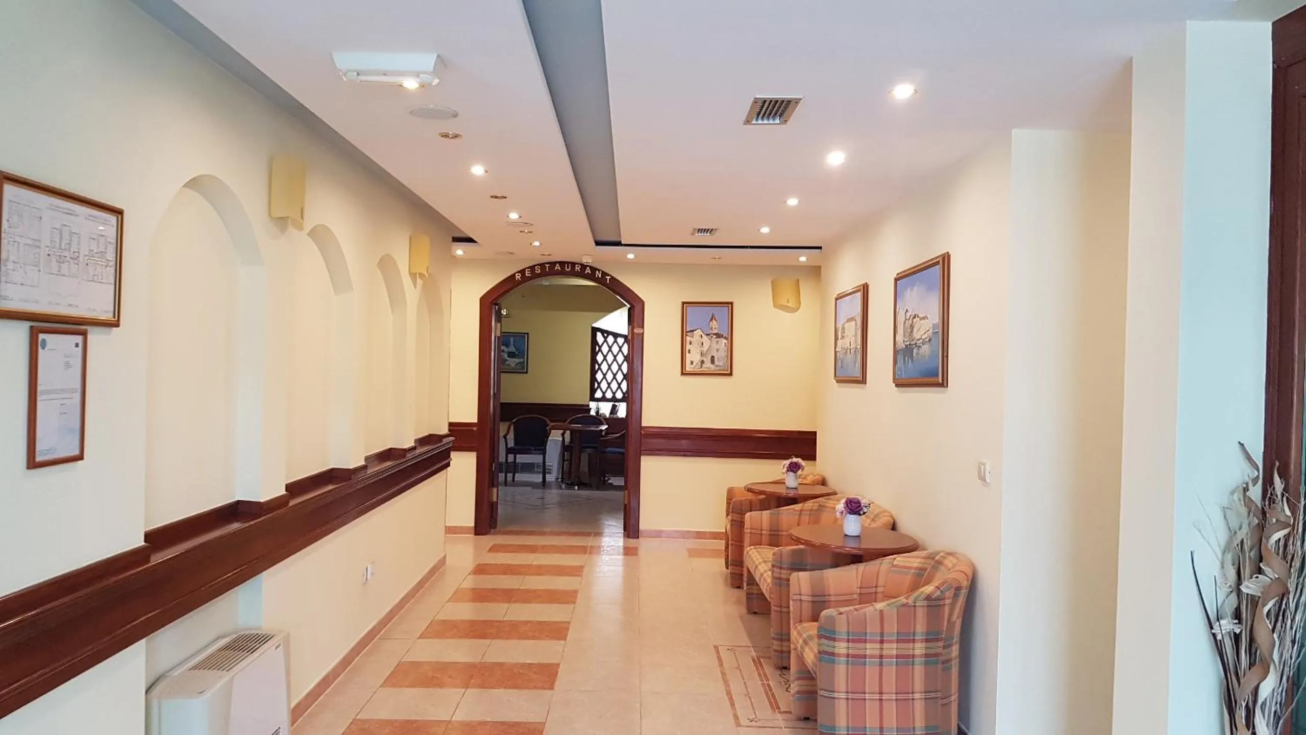 Lobby or reception in Hotel Adria