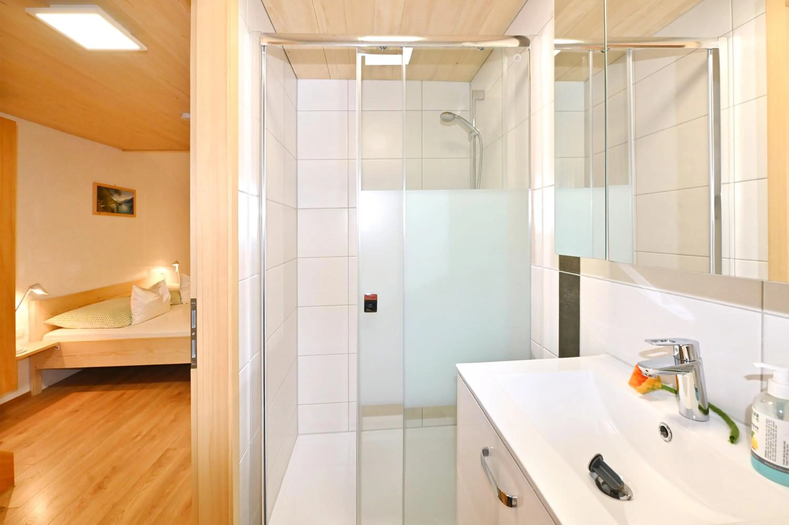 Shower in Bauernhof Bilgeri